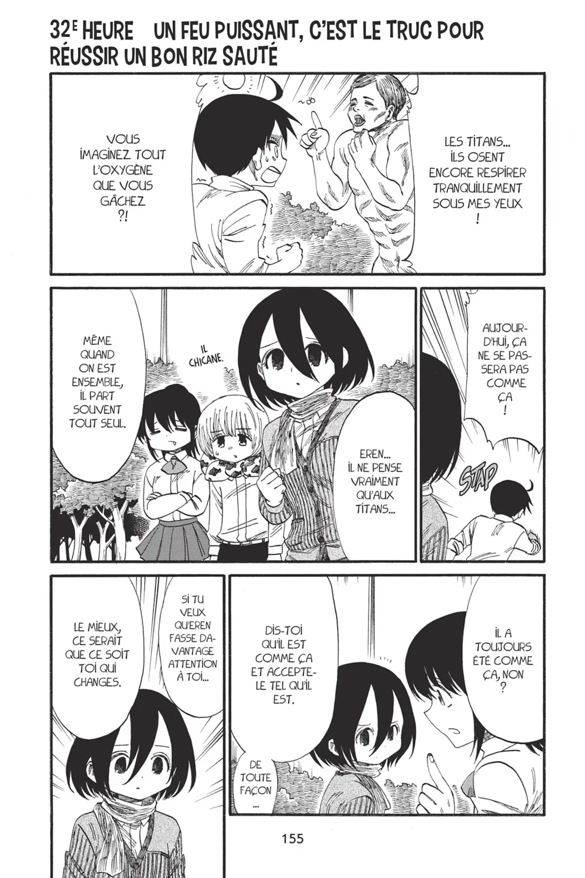 L’Attaque des Titans – Junior High School Volume 4 page 156