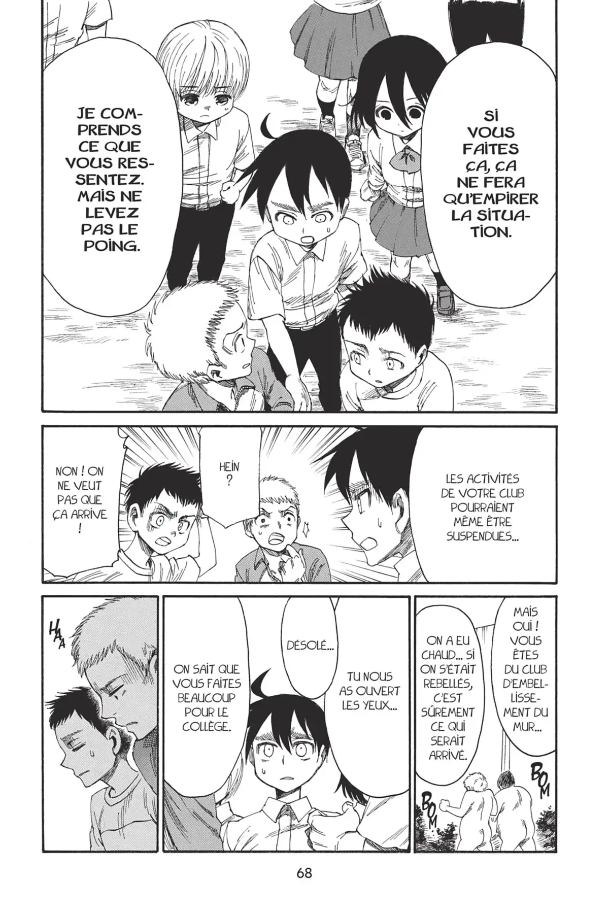 L’Attaque des Titans – Junior High School Volume 4 page 69