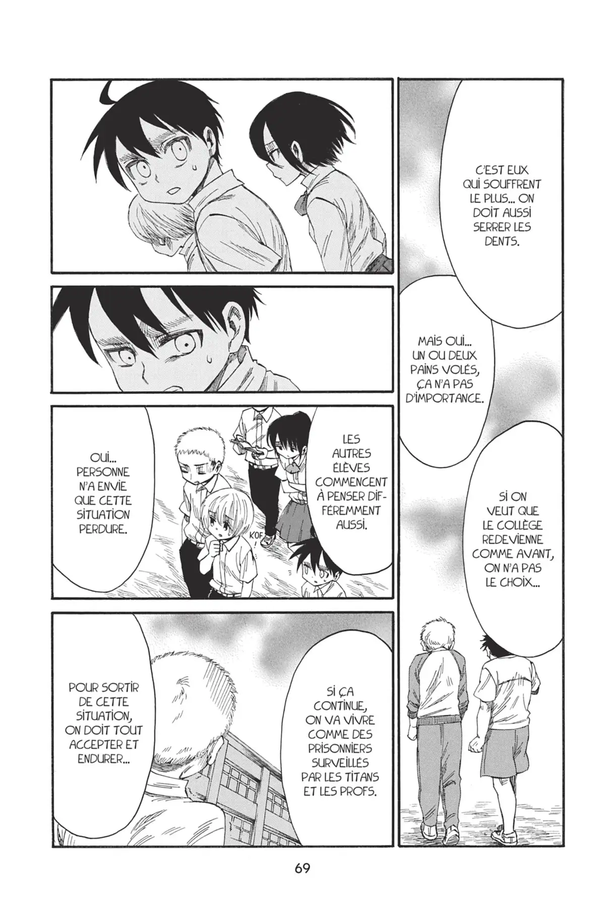 L’Attaque des Titans – Junior High School Volume 4 page 70