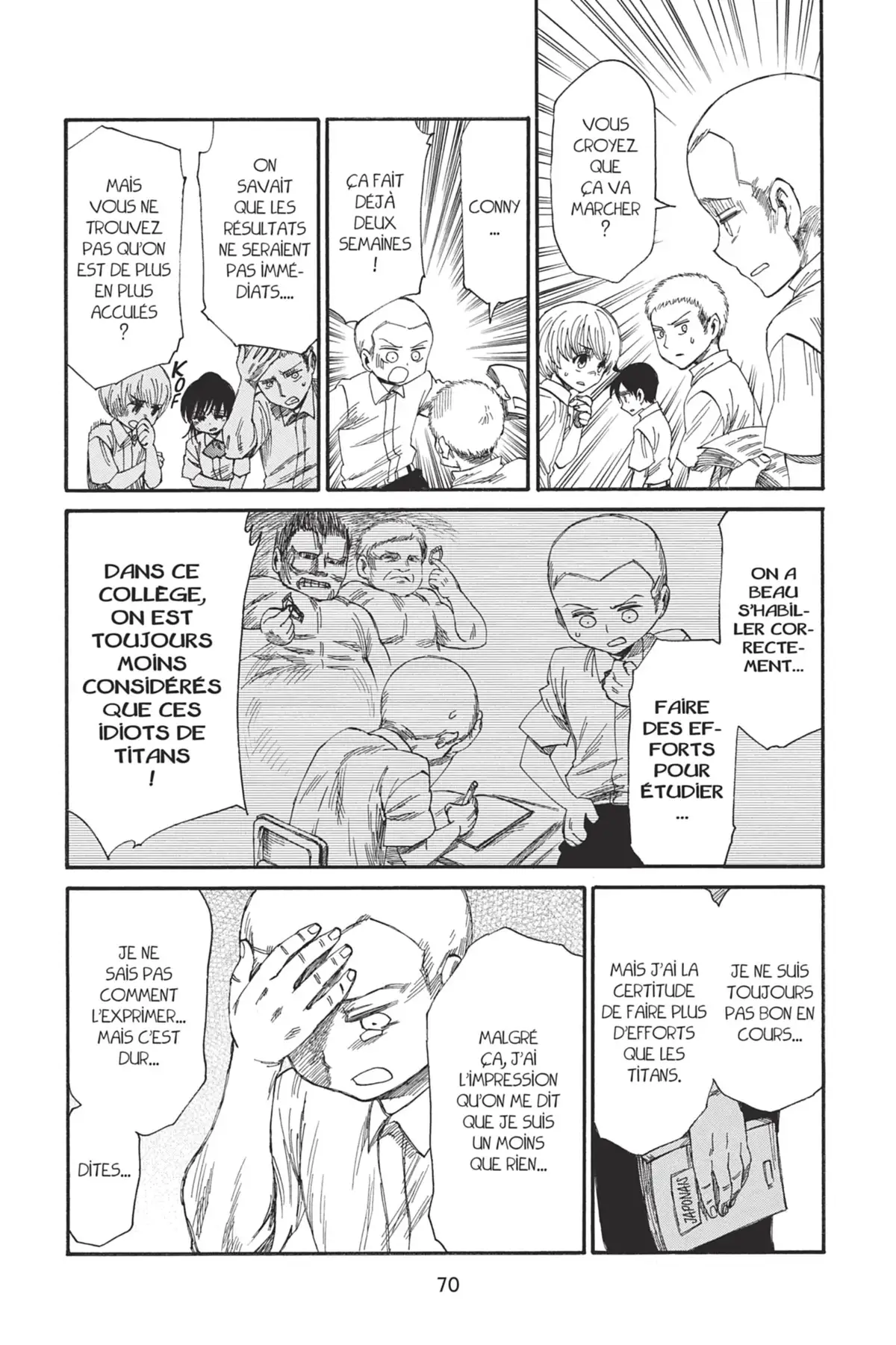 L’Attaque des Titans – Junior High School Volume 4 page 71