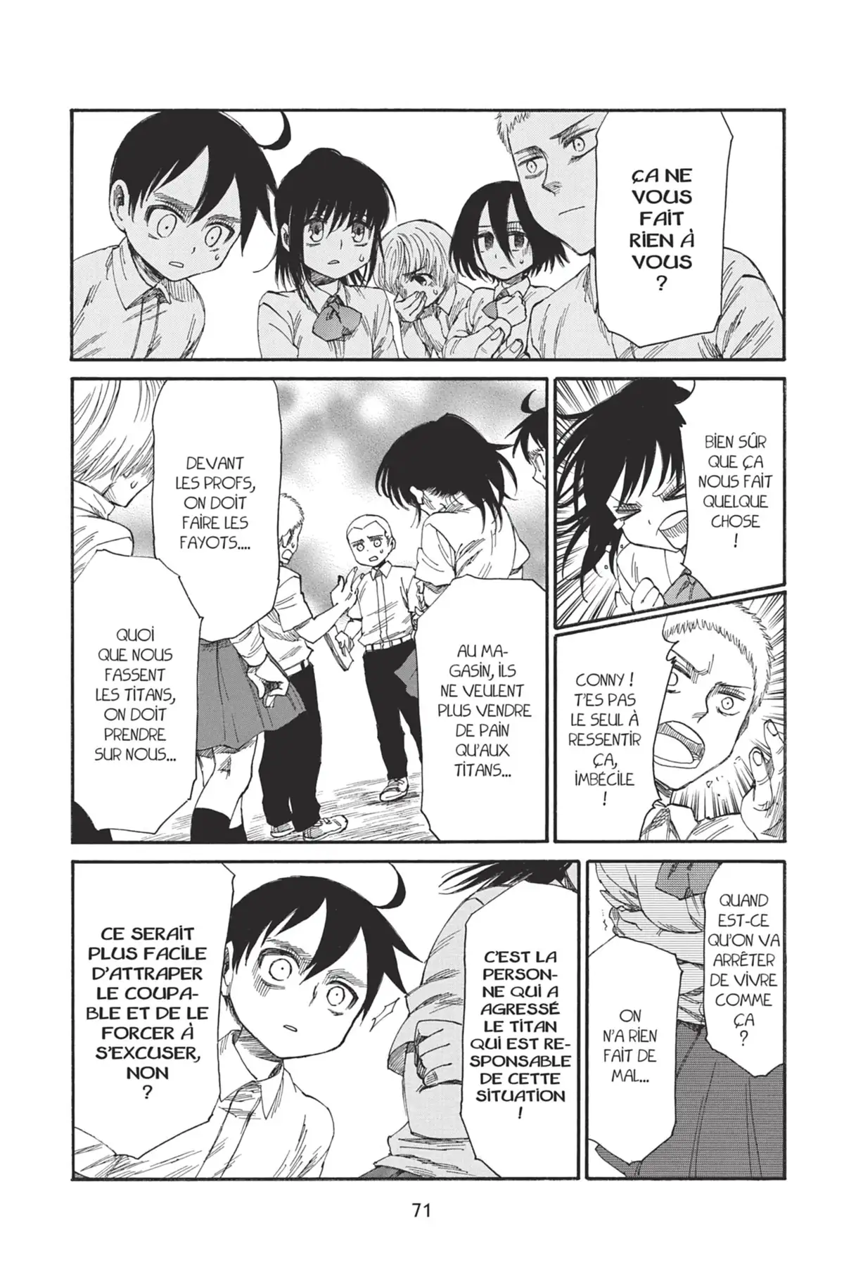 L’Attaque des Titans – Junior High School Volume 4 page 72
