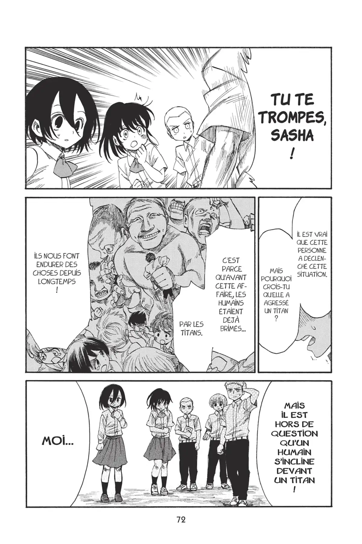 L’Attaque des Titans – Junior High School Volume 4 page 73