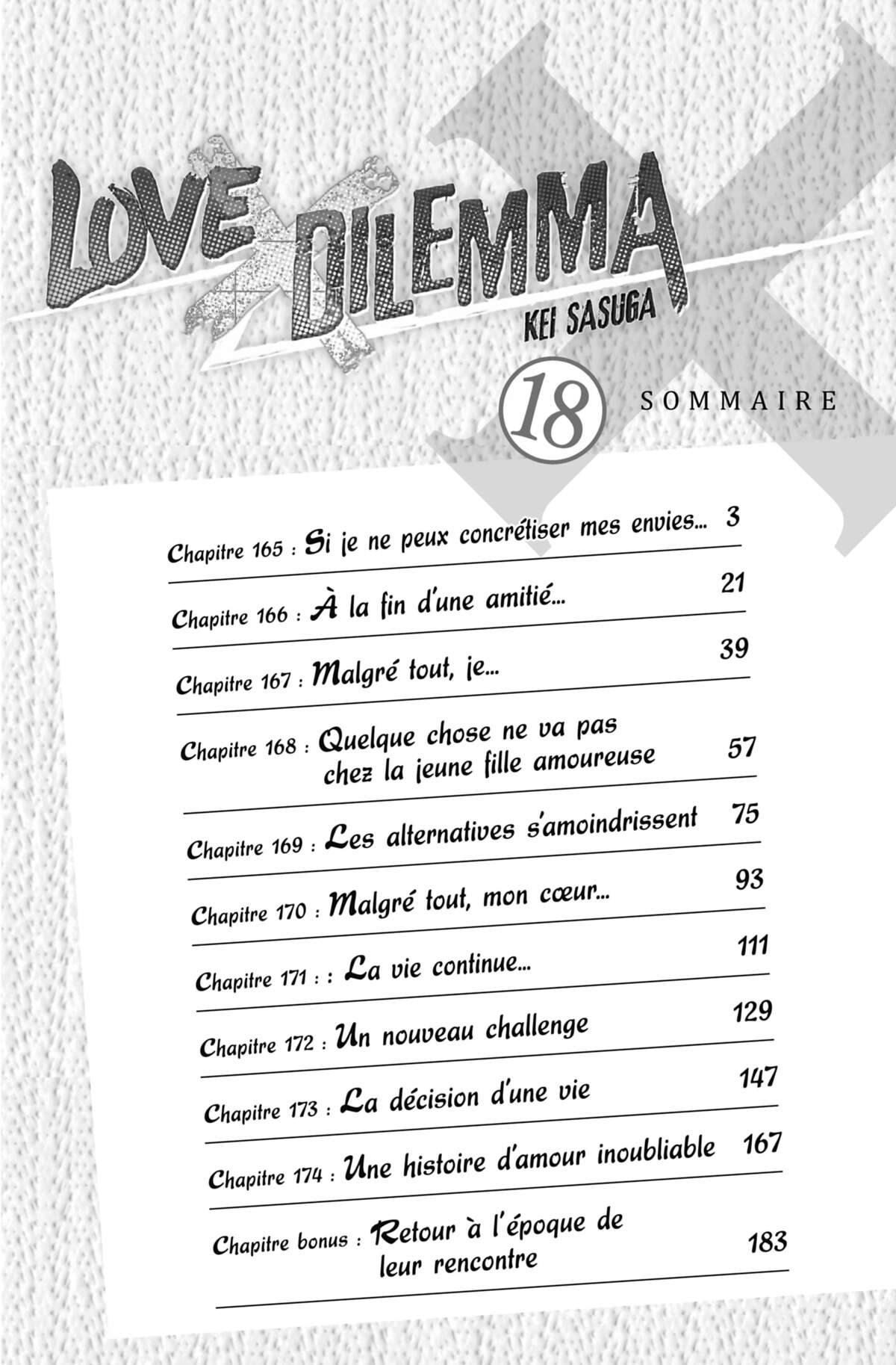 Love × Dilemma Volume 18 page 3
