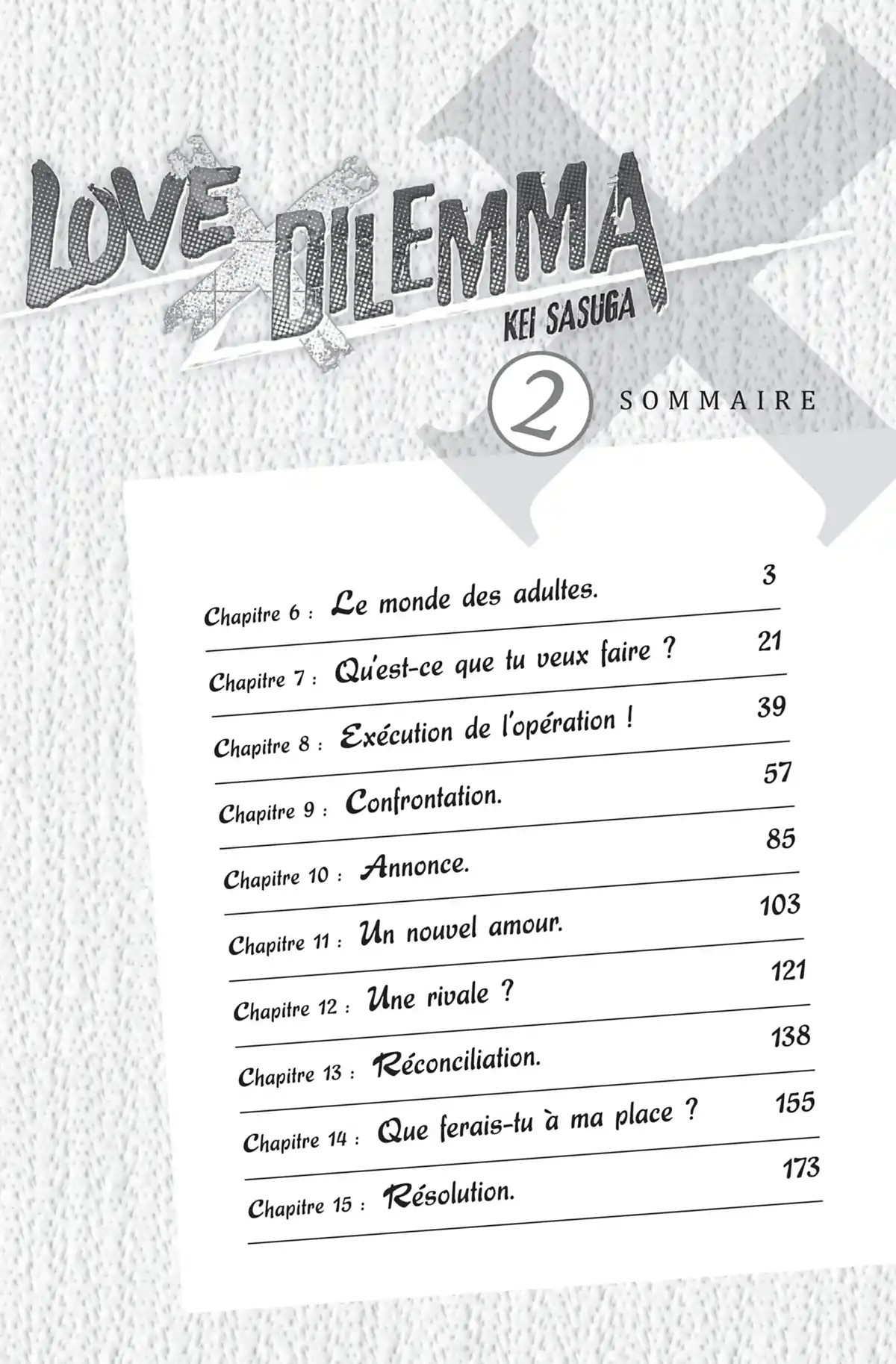 Love × Dilemma Volume 2 page 3