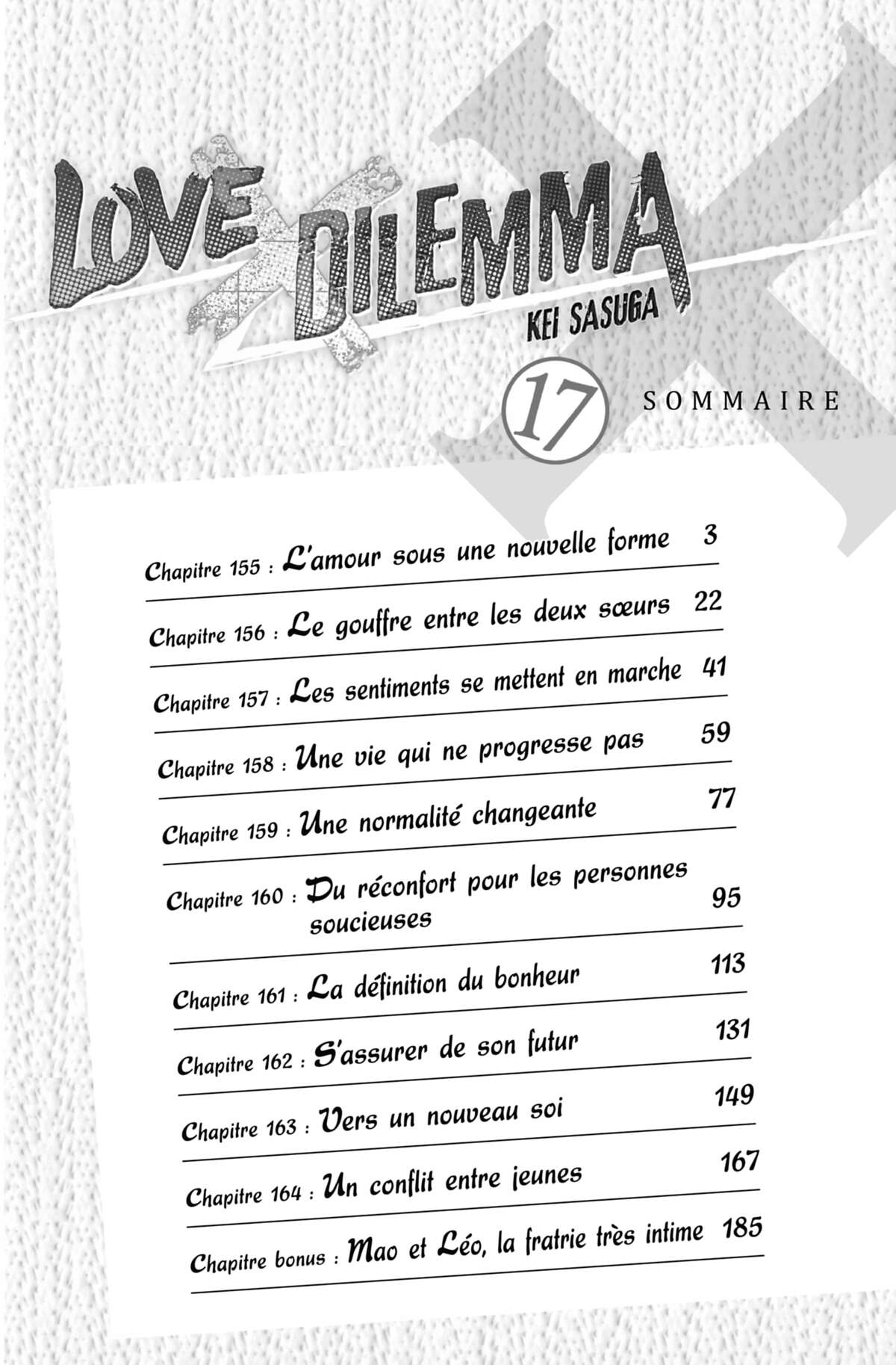 Love × Dilemma Volume 17 page 3