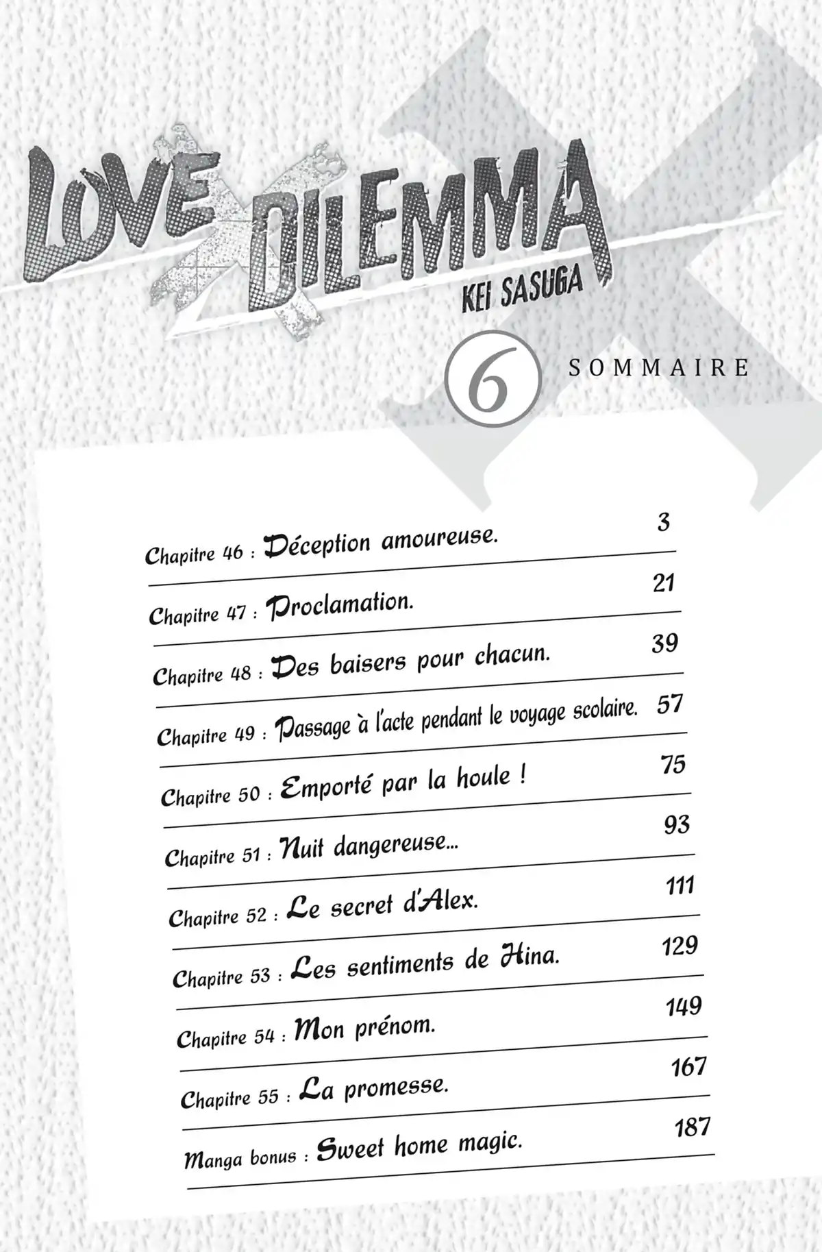 Love × Dilemma Volume 6 page 3