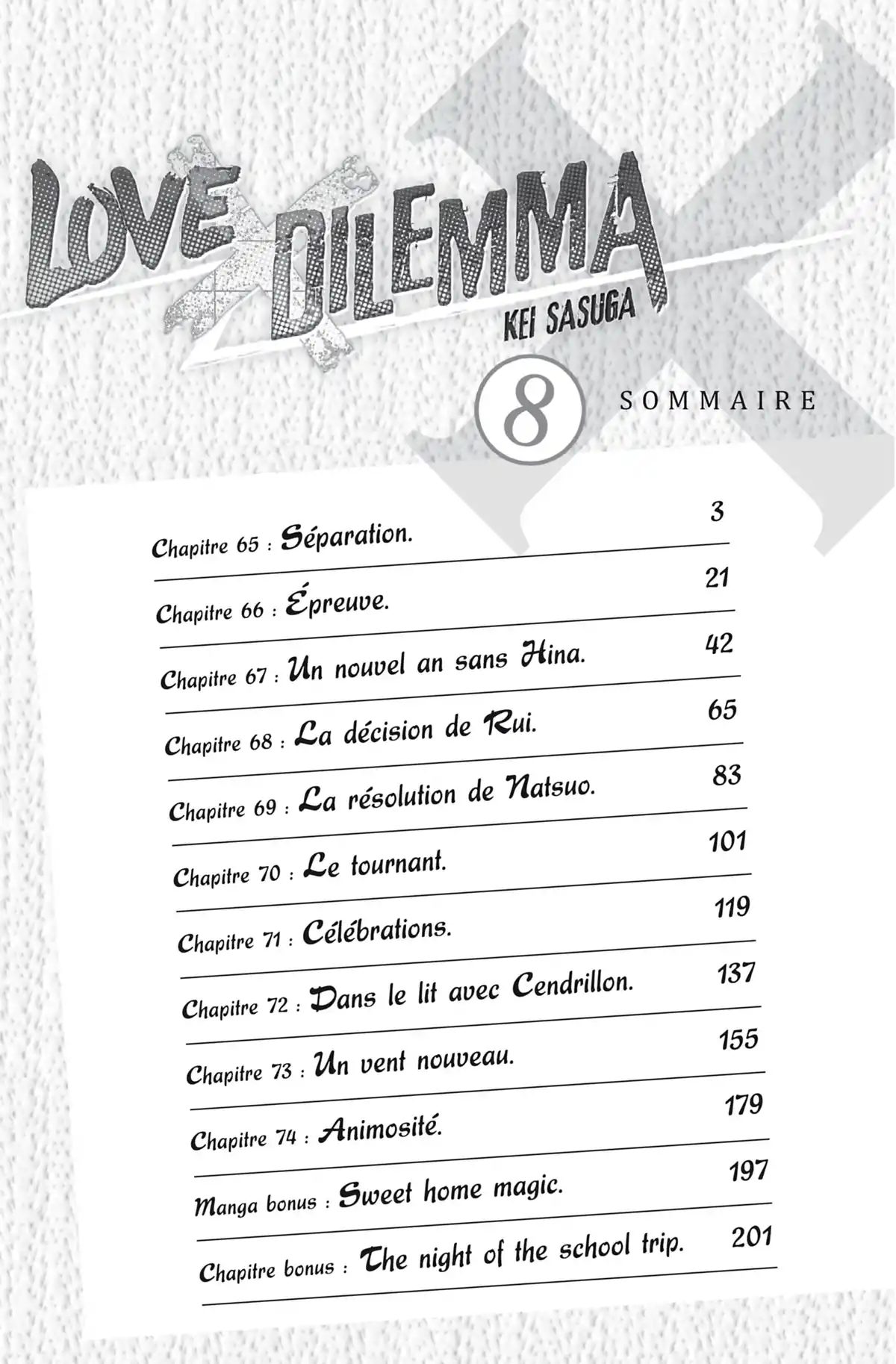 Love × Dilemma Volume 8 page 3