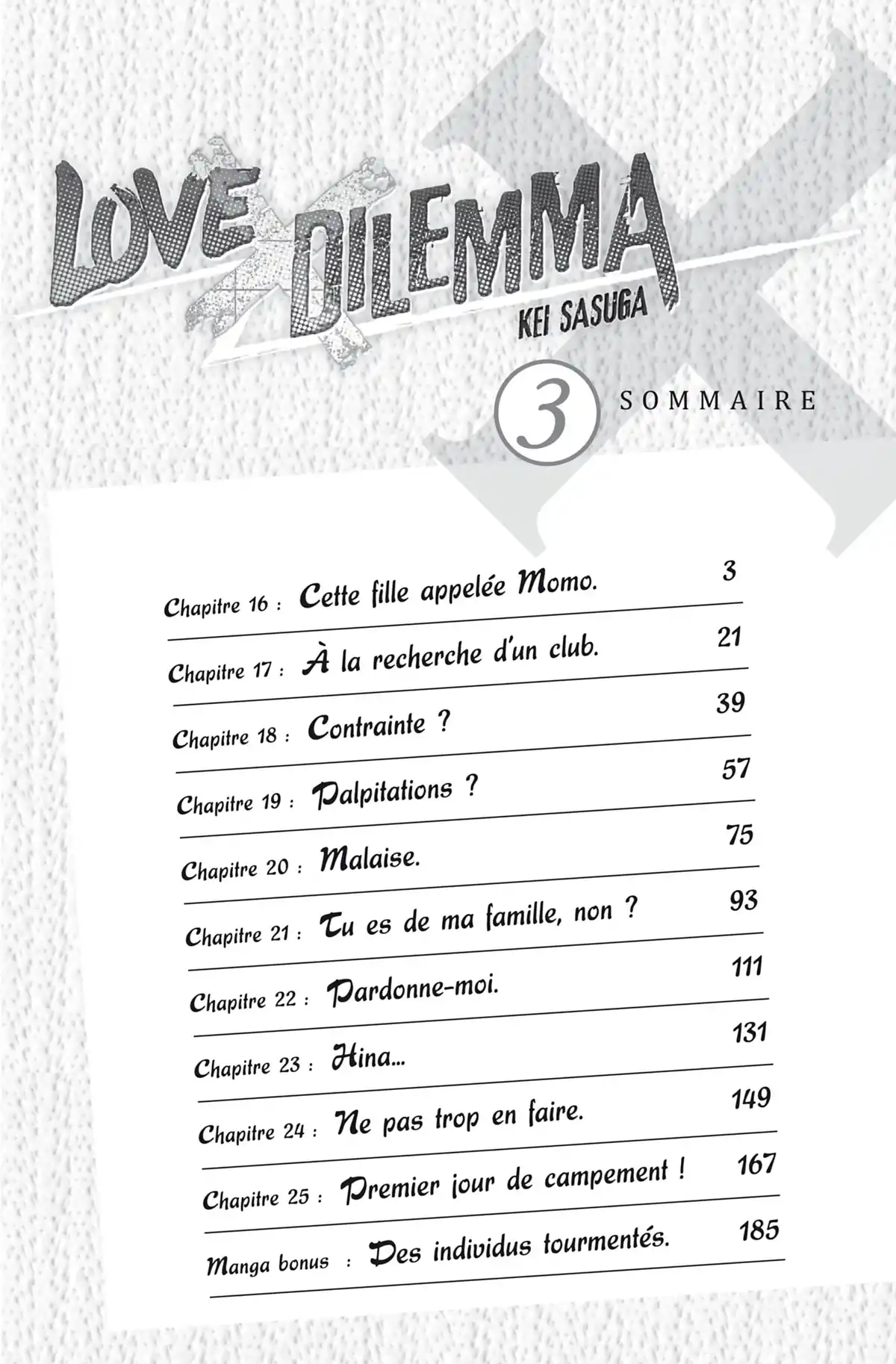 Love × Dilemma Volume 3 page 3