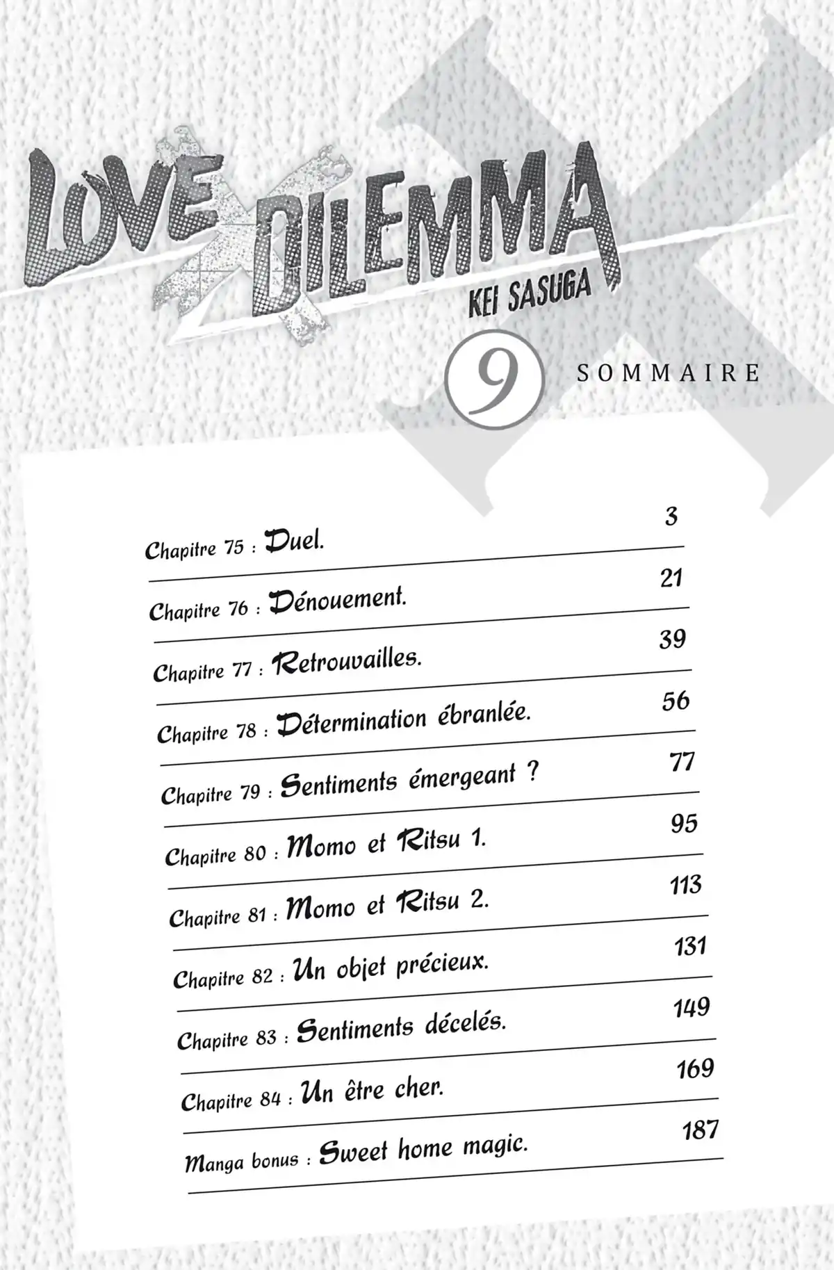 Love × Dilemma Volume 9 page 3