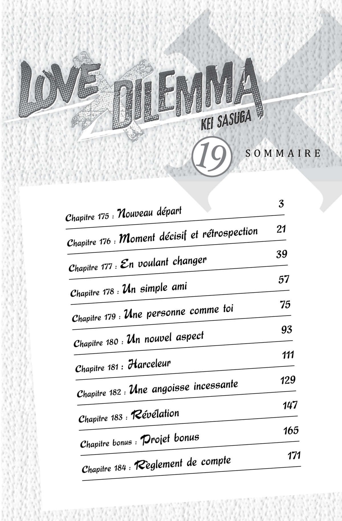 Love × Dilemma Volume 19 page 3