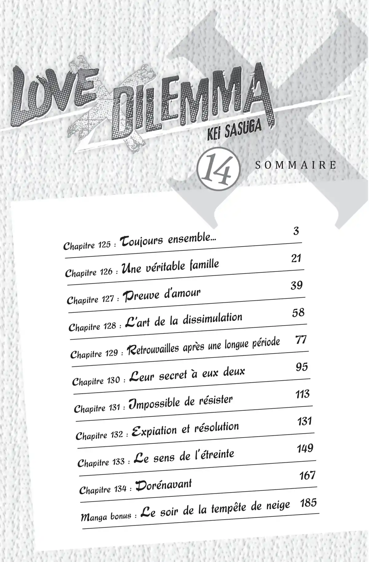 Love × Dilemma Volume 14 page 3