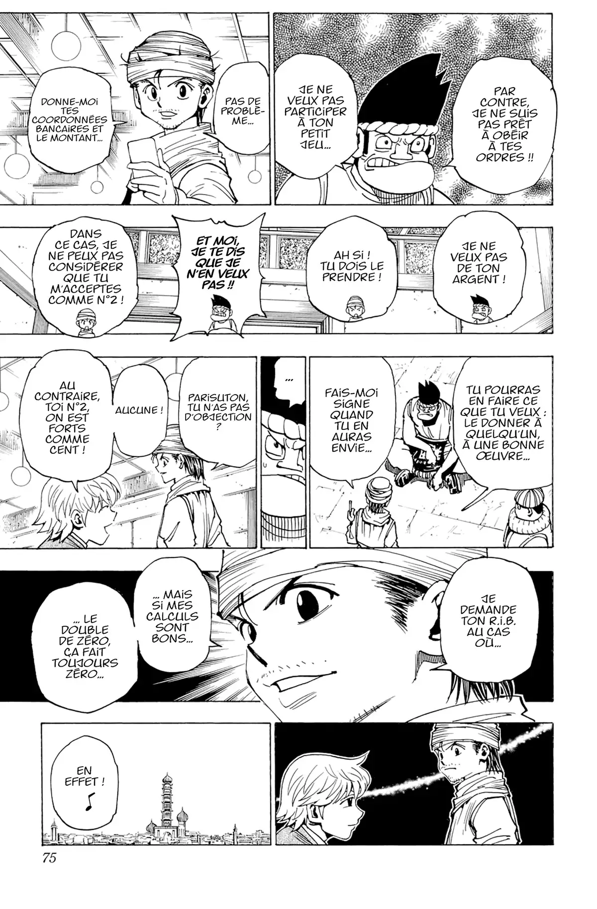 HUNTER x HUNTER Volume 33 page 75