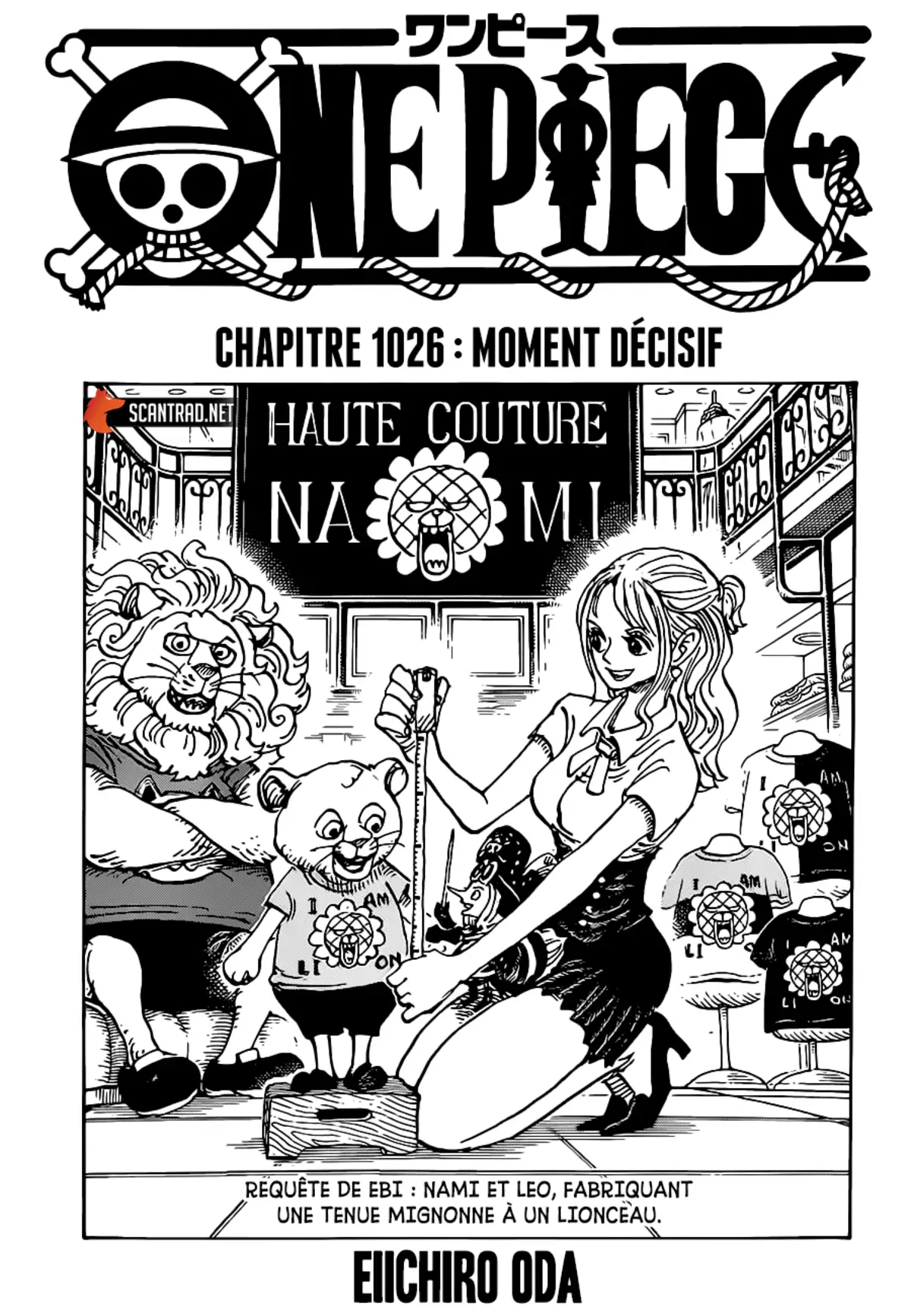 One Piece Chapitre 1026 page 1