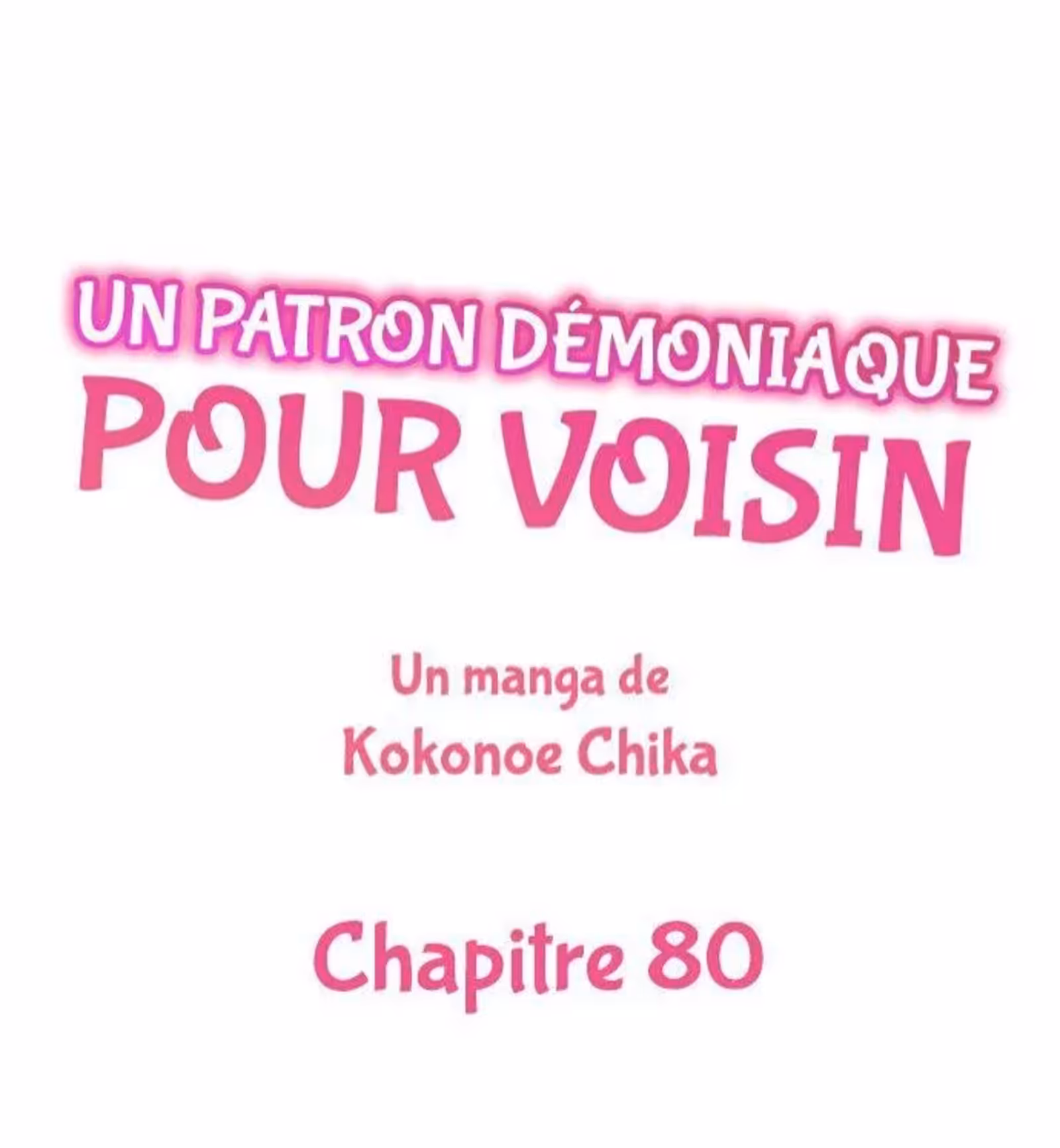 Un patron démoniaque pour voisin Chapitre 80 page 1