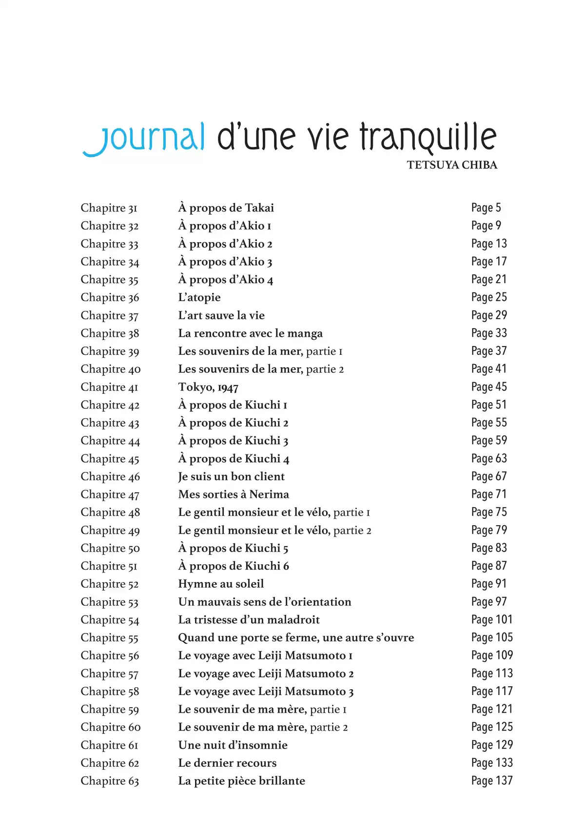 Journal d’une vie tranquille Volume 2 page 3