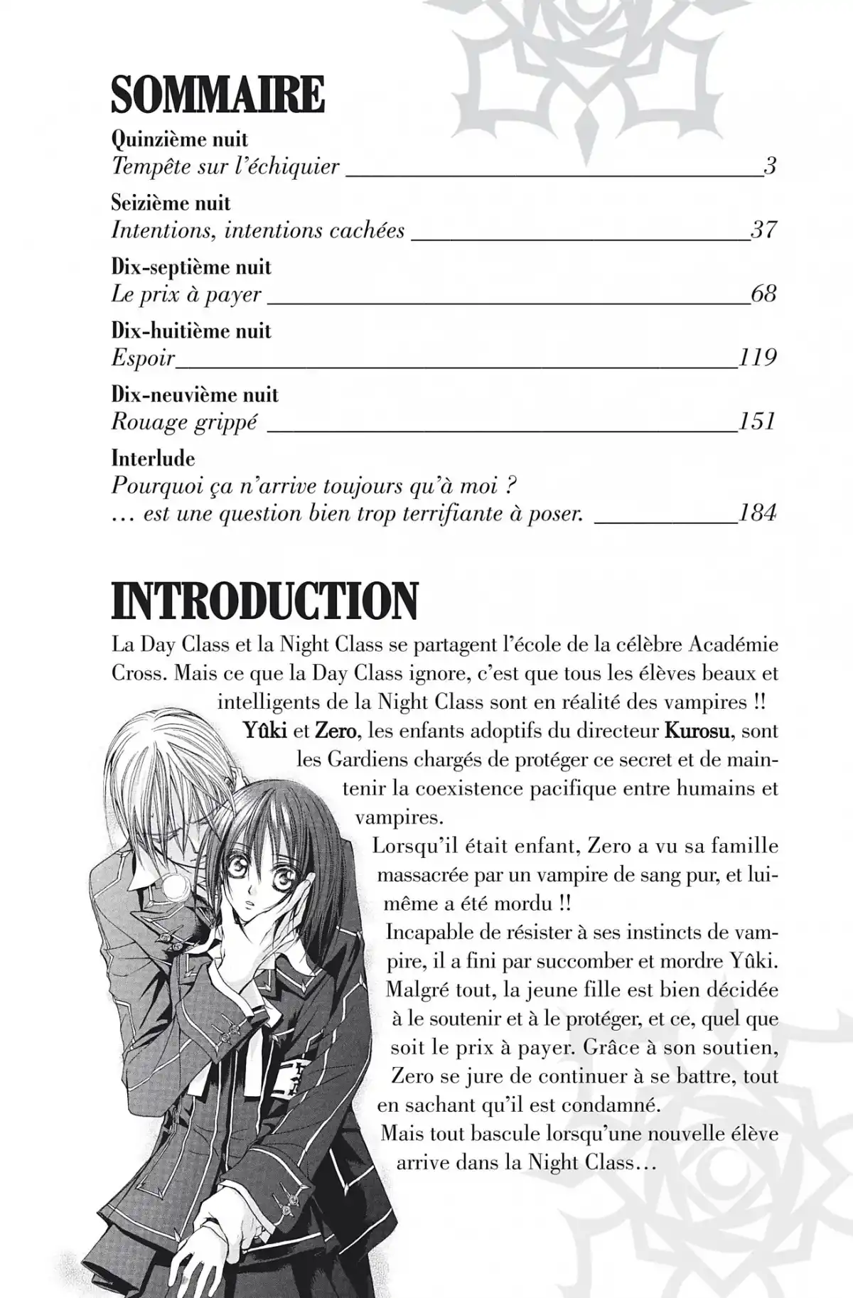 Vampire Knight Volume 4 page 3