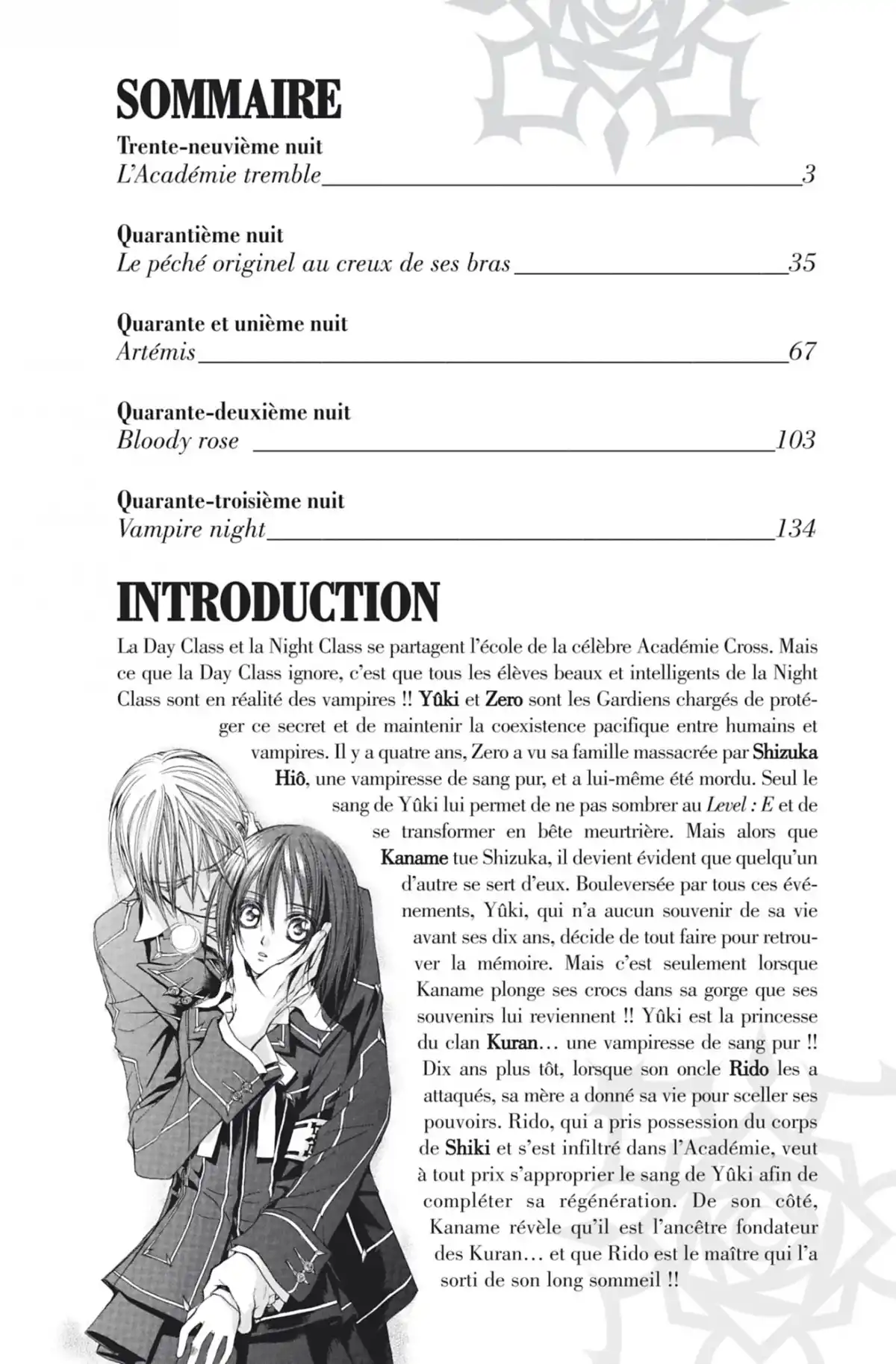 Vampire Knight Volume 9 page 3