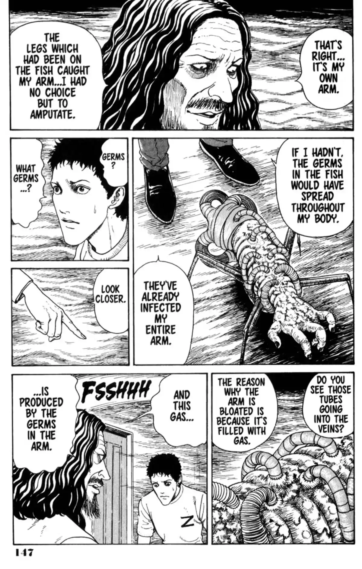 Junji Ito Collection – ENGLISH Edition Deluxe Gyo page 147