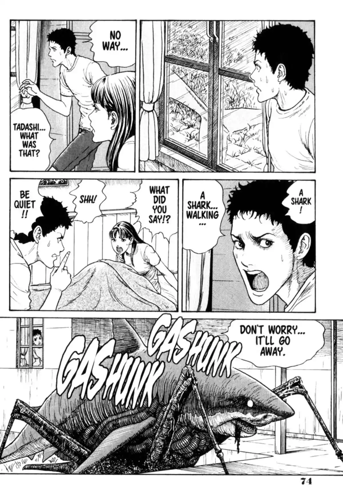 Junji Ito Collection – ENGLISH Edition Deluxe Gyo page 74