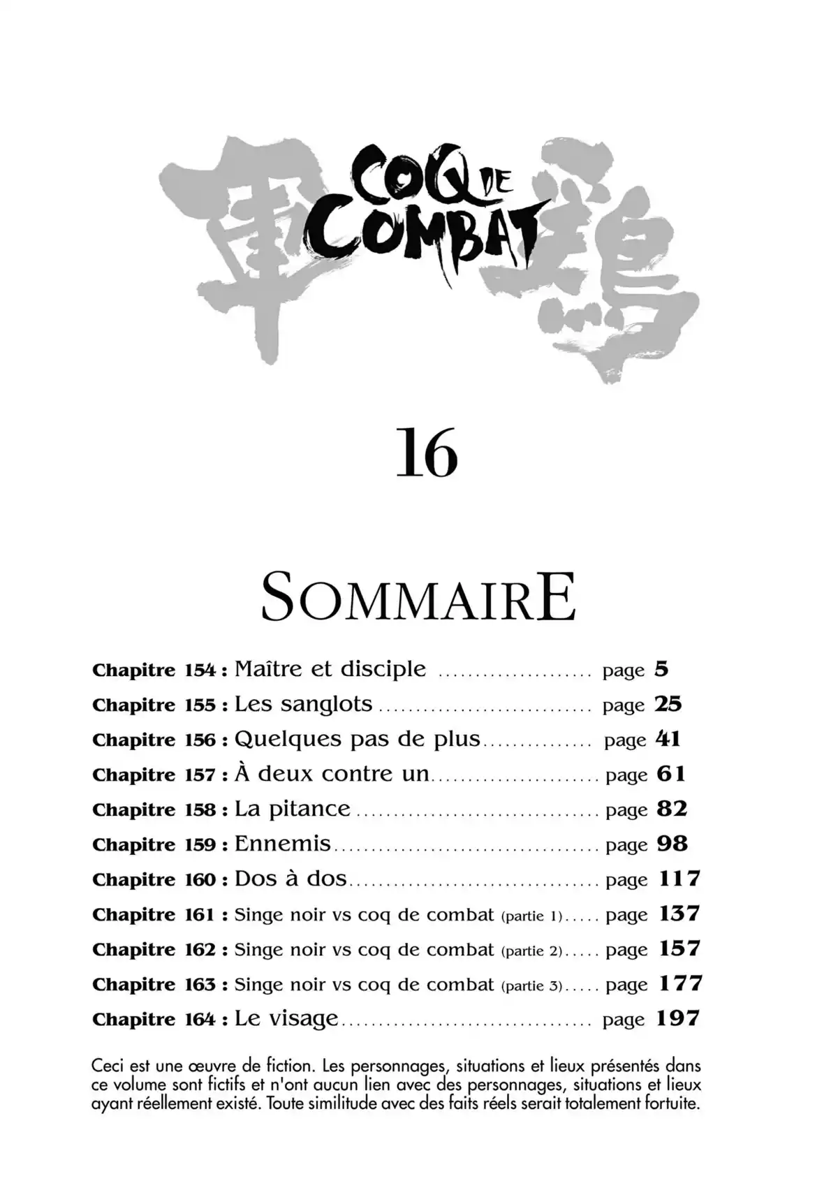 Coq de Combat Volume 16 page 3