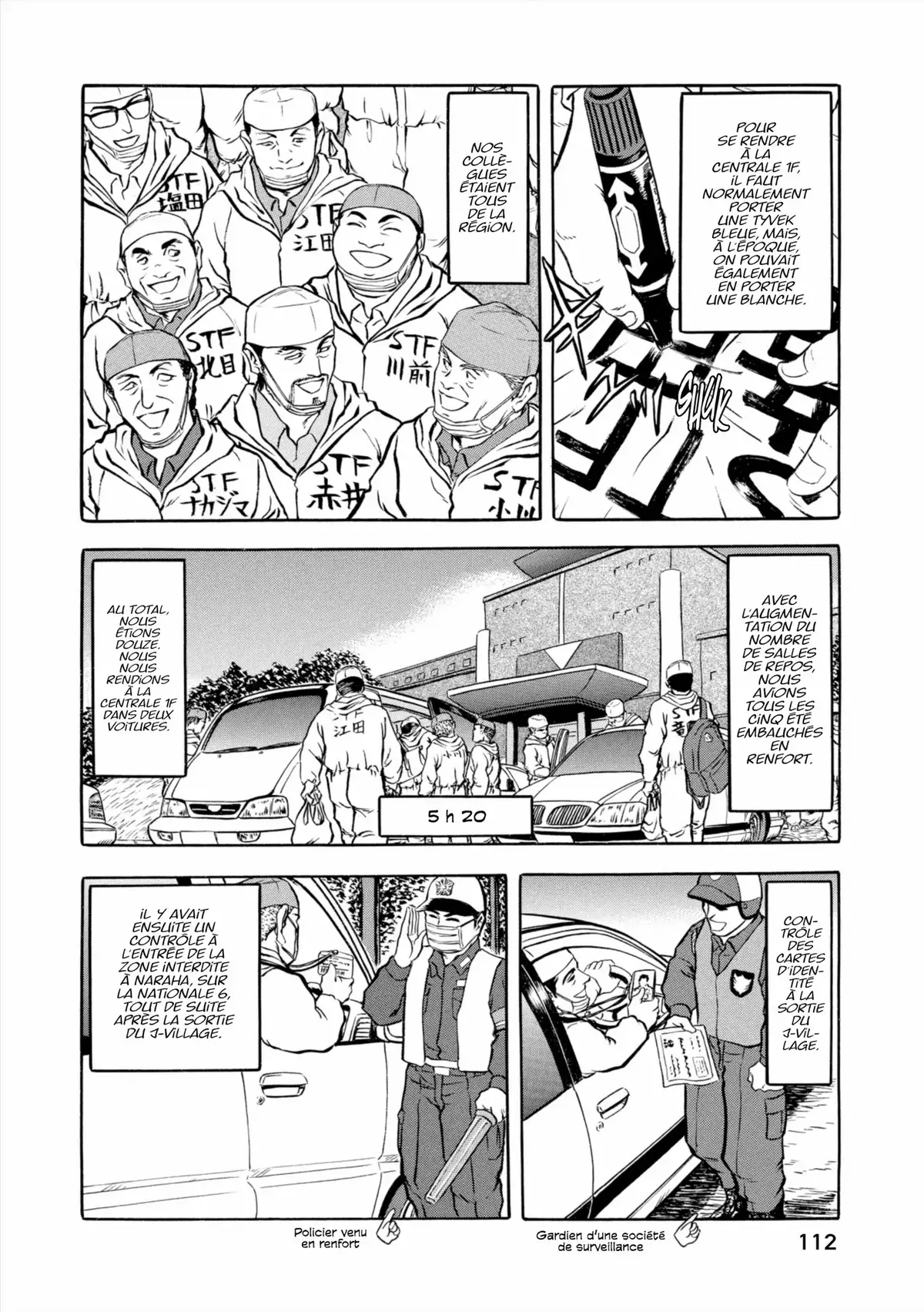 Au Cœur de Fukushima – Journal d’un travailleur de la centrale nucléaire Volume 1 page 113