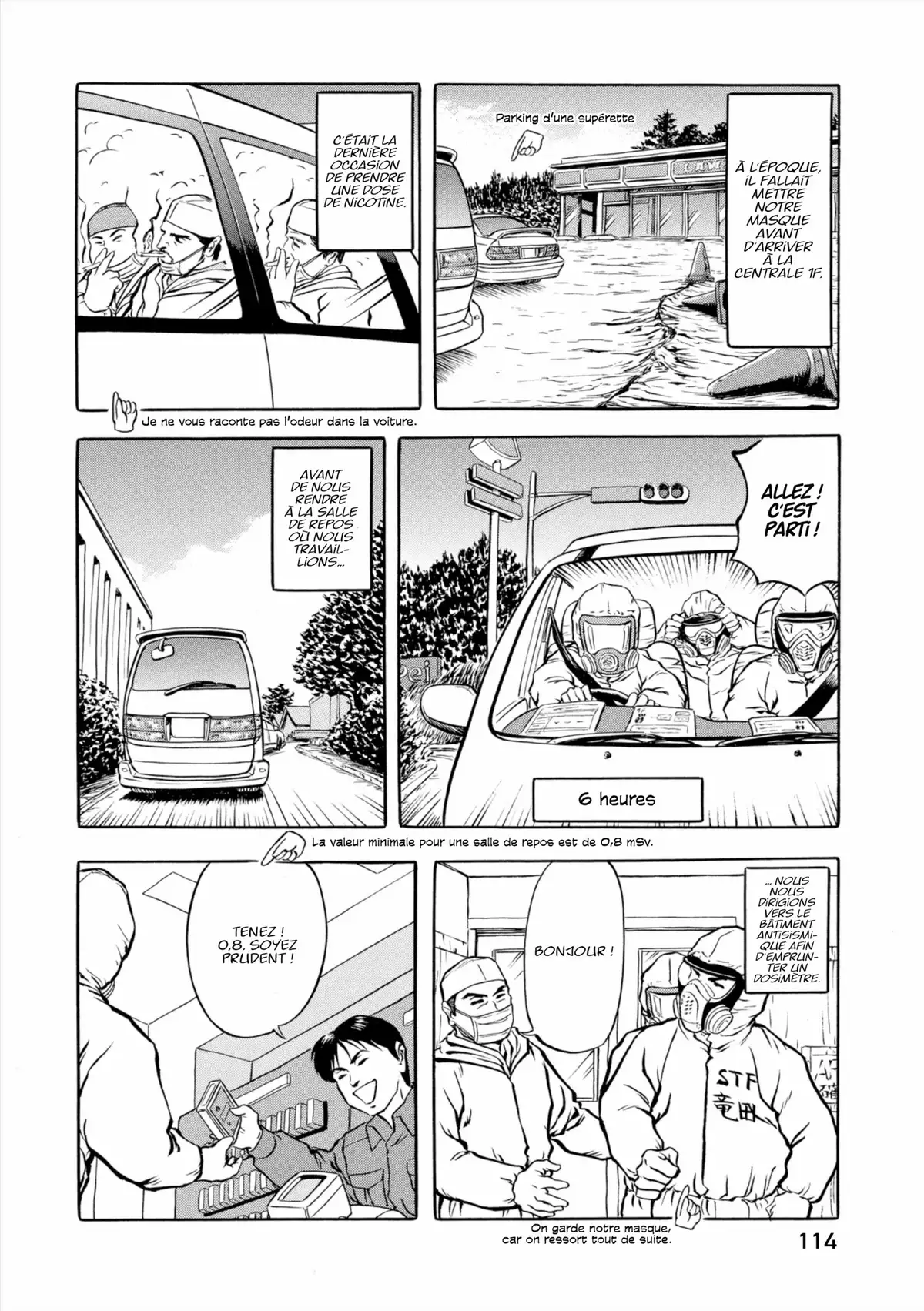 Au Cœur de Fukushima – Journal d’un travailleur de la centrale nucléaire Volume 1 page 115