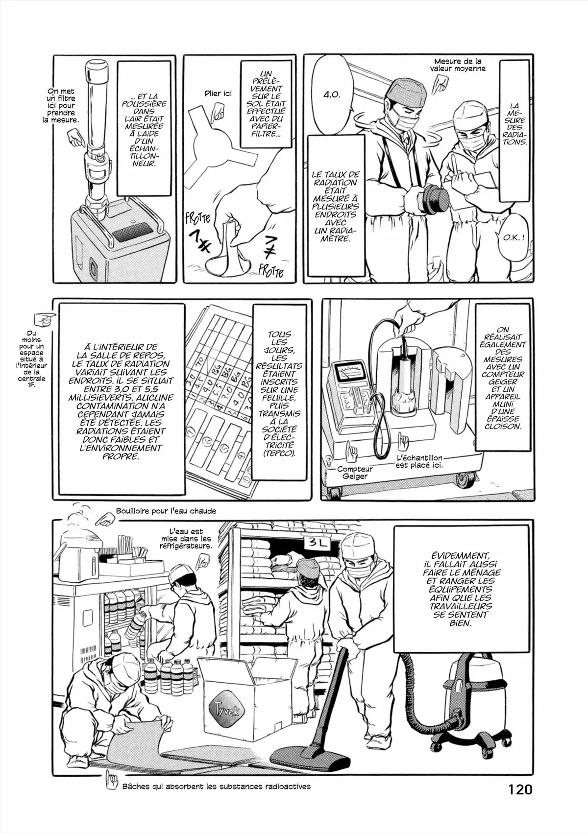 Au Cœur de Fukushima – Journal d’un travailleur de la centrale nucléaire Volume 1 page 121