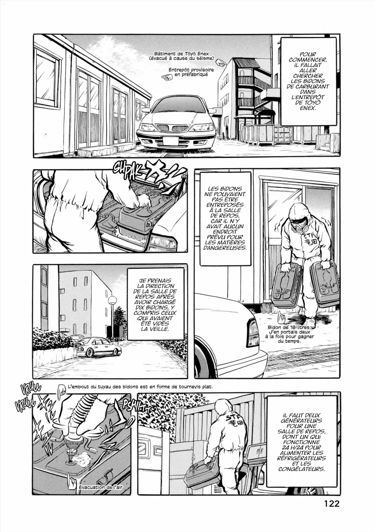 Au Cœur de Fukushima – Journal d’un travailleur de la centrale nucléaire Volume 1 page 123
