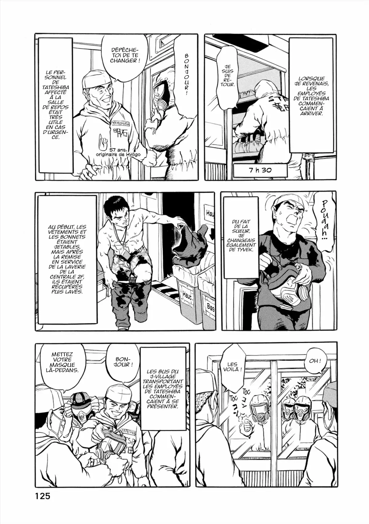 Au Cœur de Fukushima – Journal d’un travailleur de la centrale nucléaire Volume 1 page 126