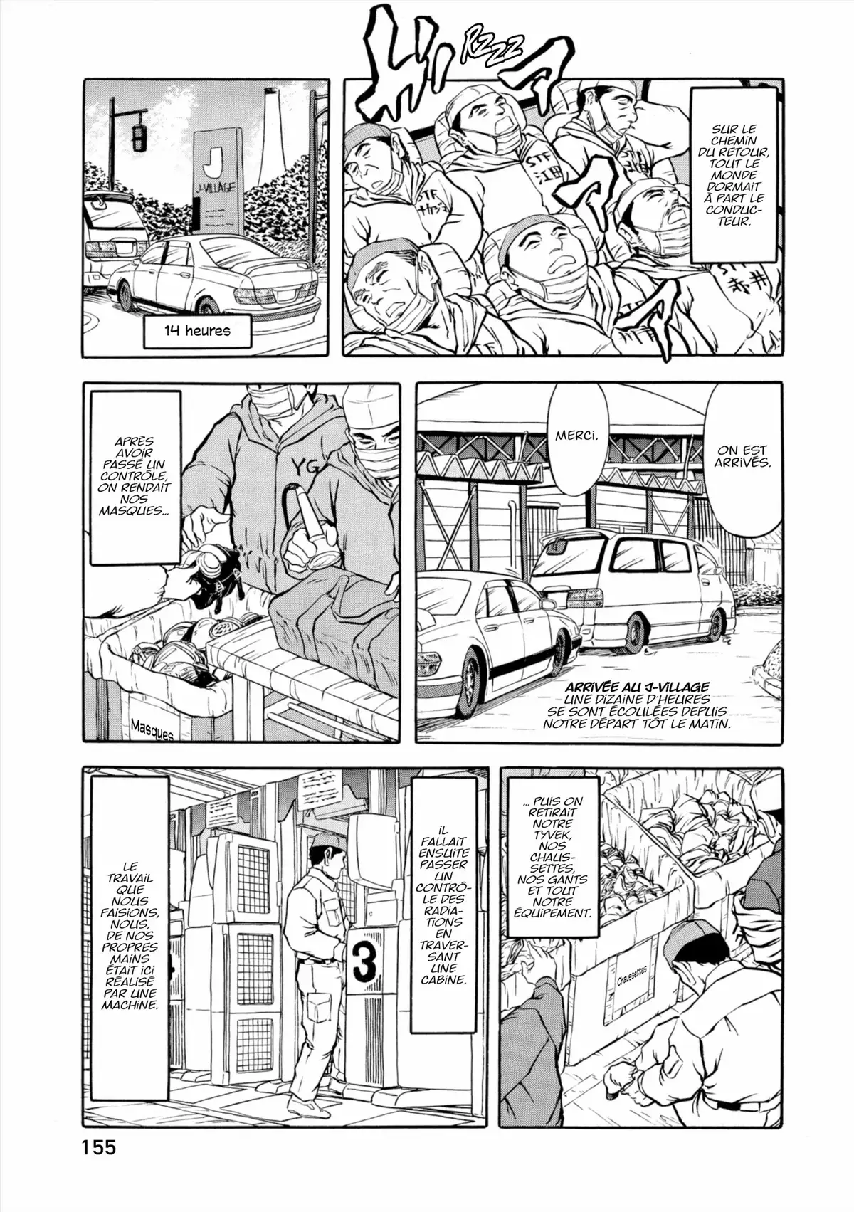 Au Cœur de Fukushima – Journal d’un travailleur de la centrale nucléaire Volume 1 page 156