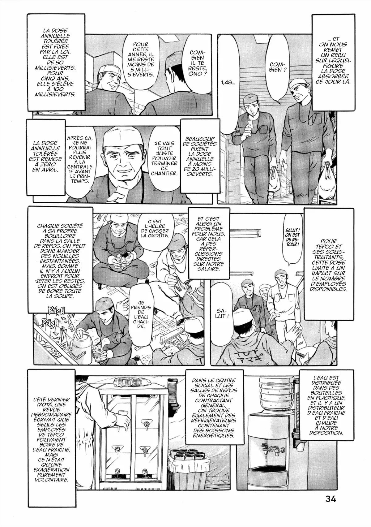 Au Cœur de Fukushima – Journal d’un travailleur de la centrale nucléaire Volume 1 page 35
