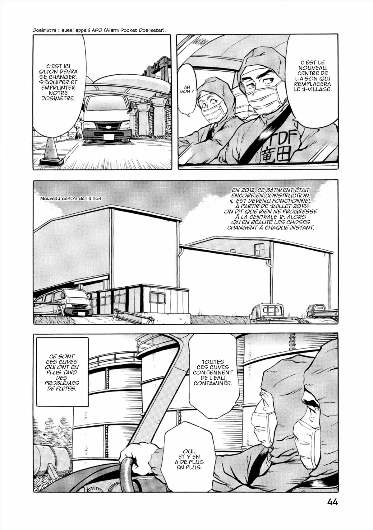 Au Cœur de Fukushima – Journal d’un travailleur de la centrale nucléaire Volume 1 page 45