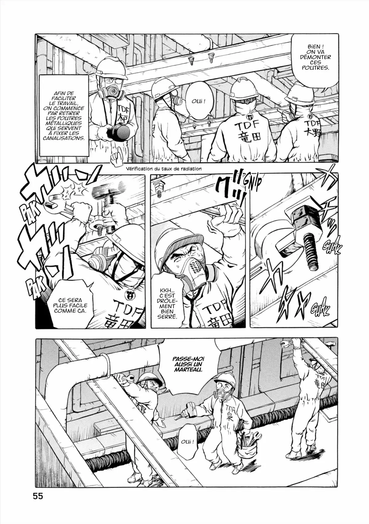 Au Cœur de Fukushima – Journal d’un travailleur de la centrale nucléaire Volume 1 page 56