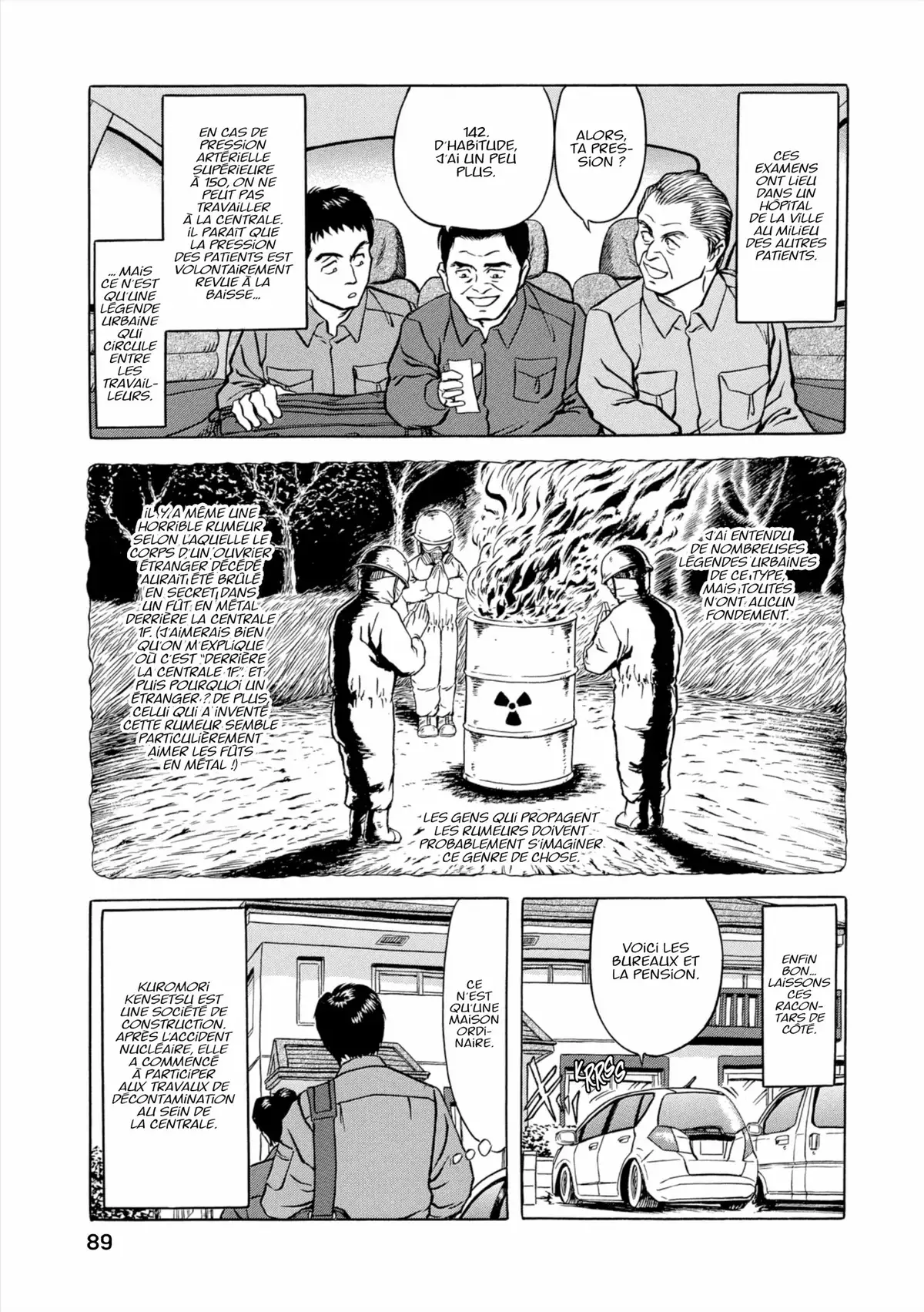 Au Cœur de Fukushima – Journal d’un travailleur de la centrale nucléaire Volume 1 page 90