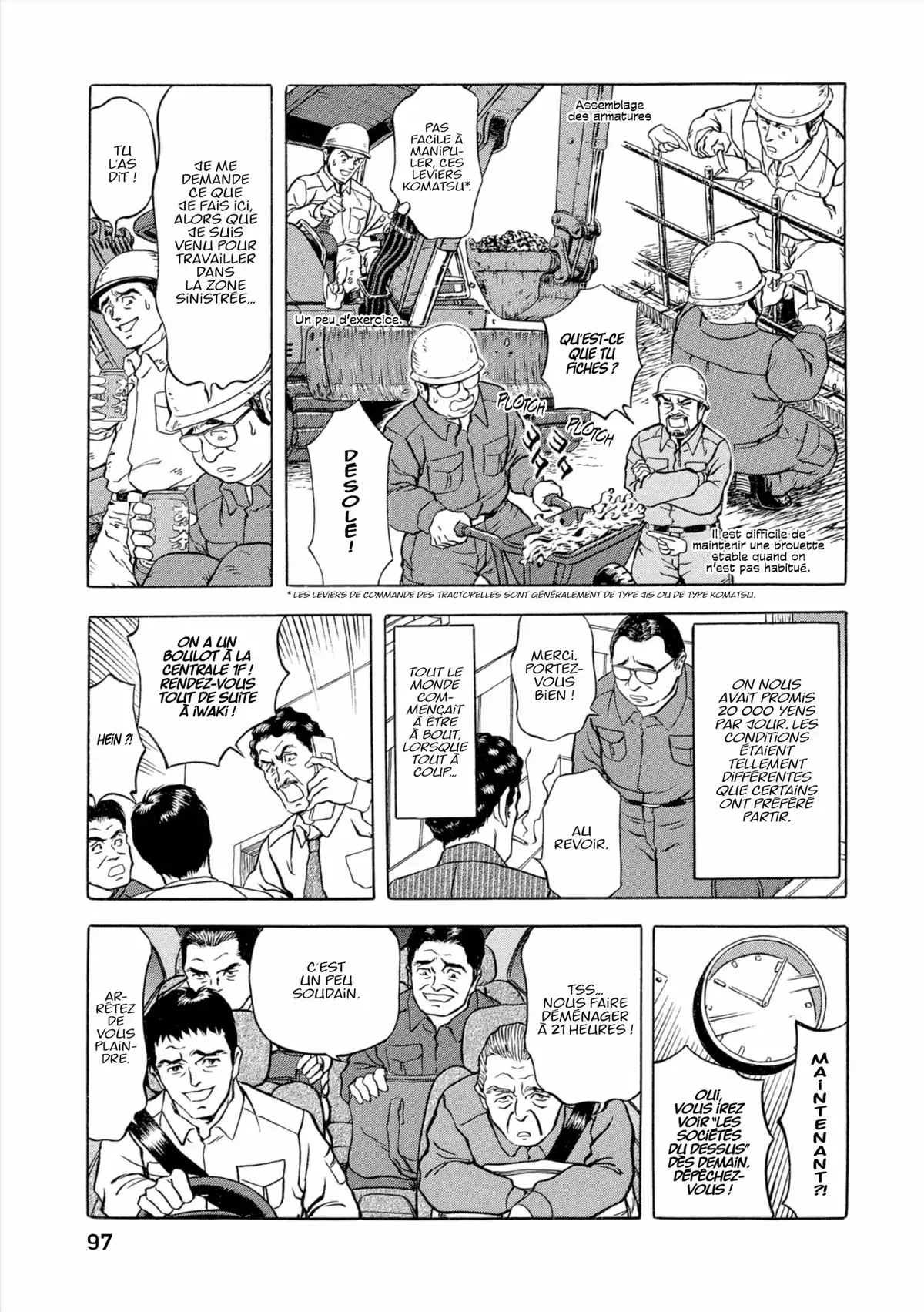 Au Cœur de Fukushima – Journal d’un travailleur de la centrale nucléaire Volume 1 page 98