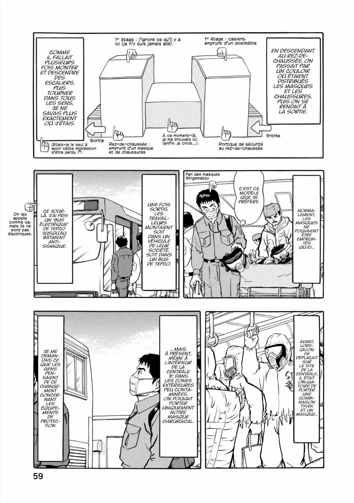 Au Cœur de Fukushima – Journal d’un travailleur de la centrale nucléaire Volume 3 page 60