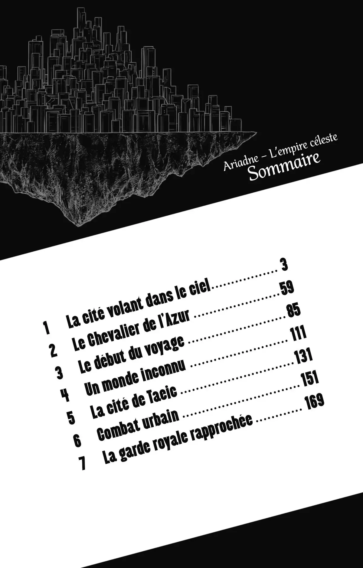 Ariadne, l’empire céleste Volume 1 page 3