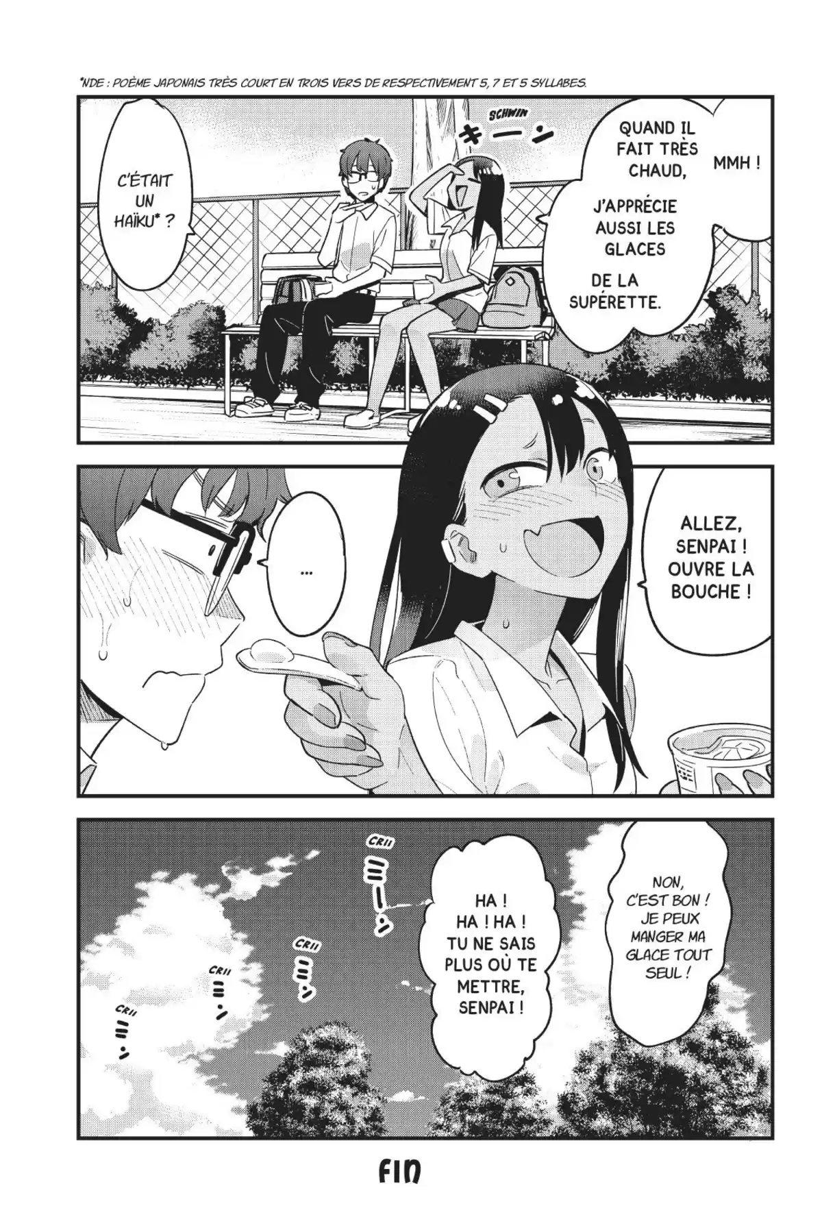 Arrête de me chauffer, Nagatoro Volume 3 page 101