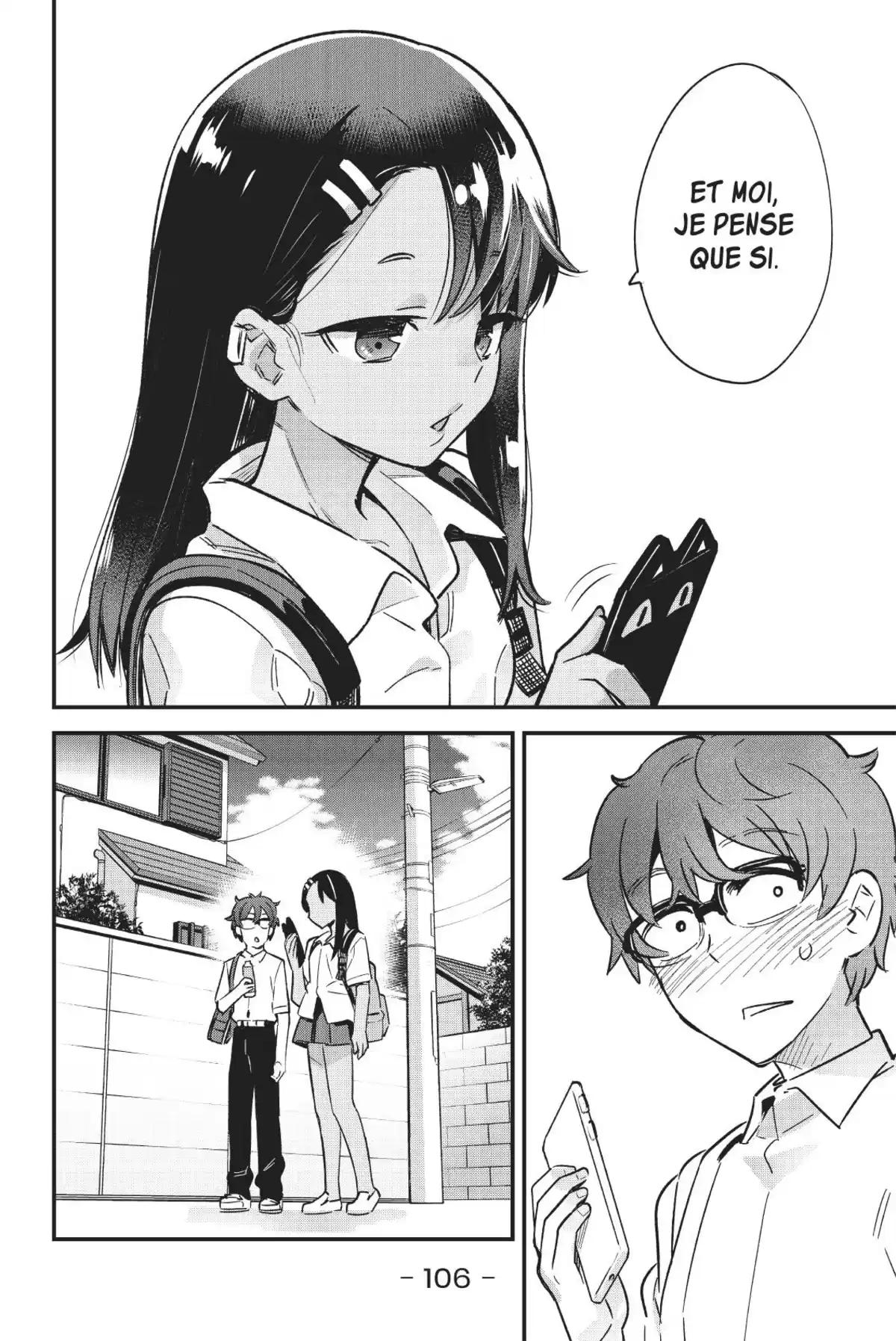 Arrête de me chauffer, Nagatoro Volume 3 page 108