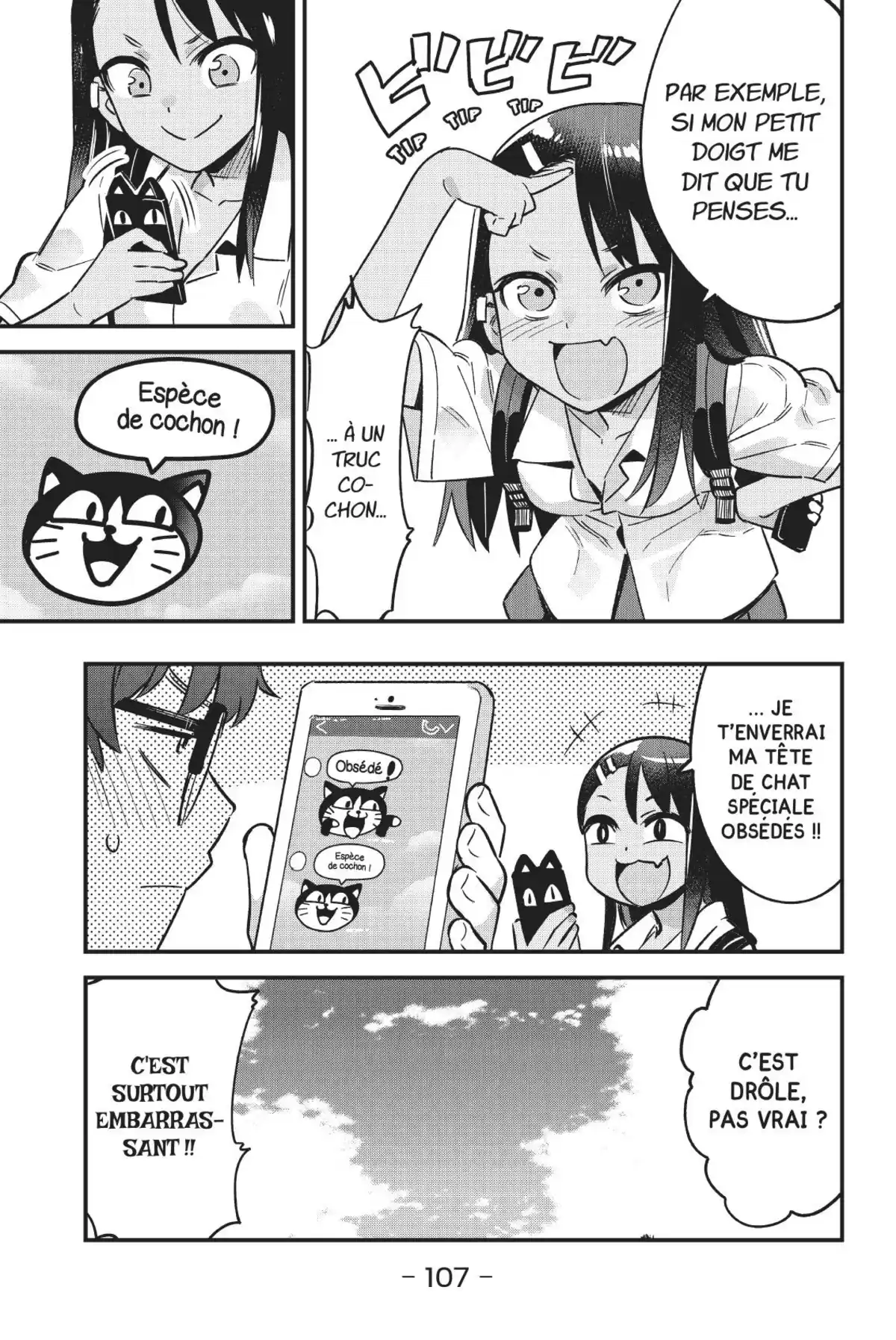 Arrête de me chauffer, Nagatoro Volume 3 page 109