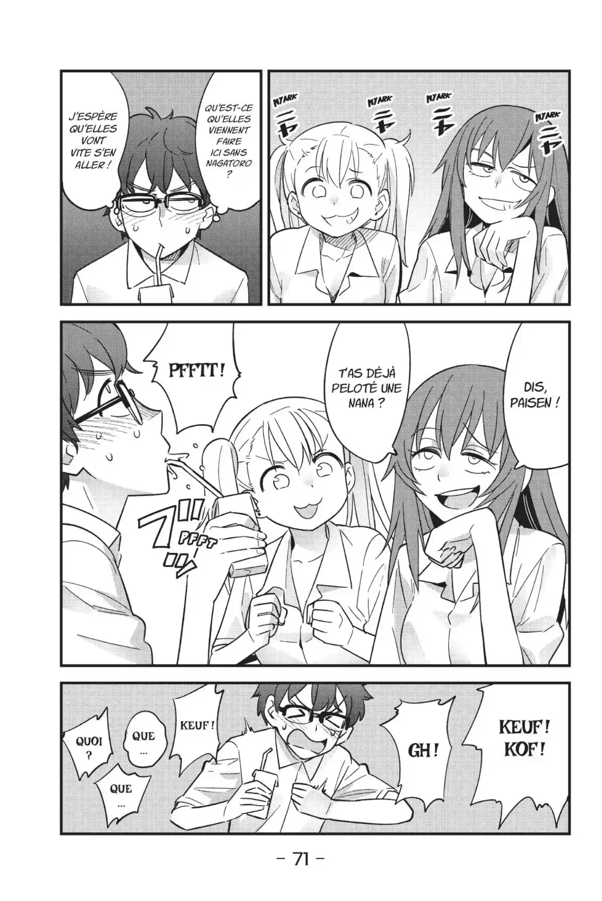 Arrête de me chauffer, Nagatoro Volume 3 page 73