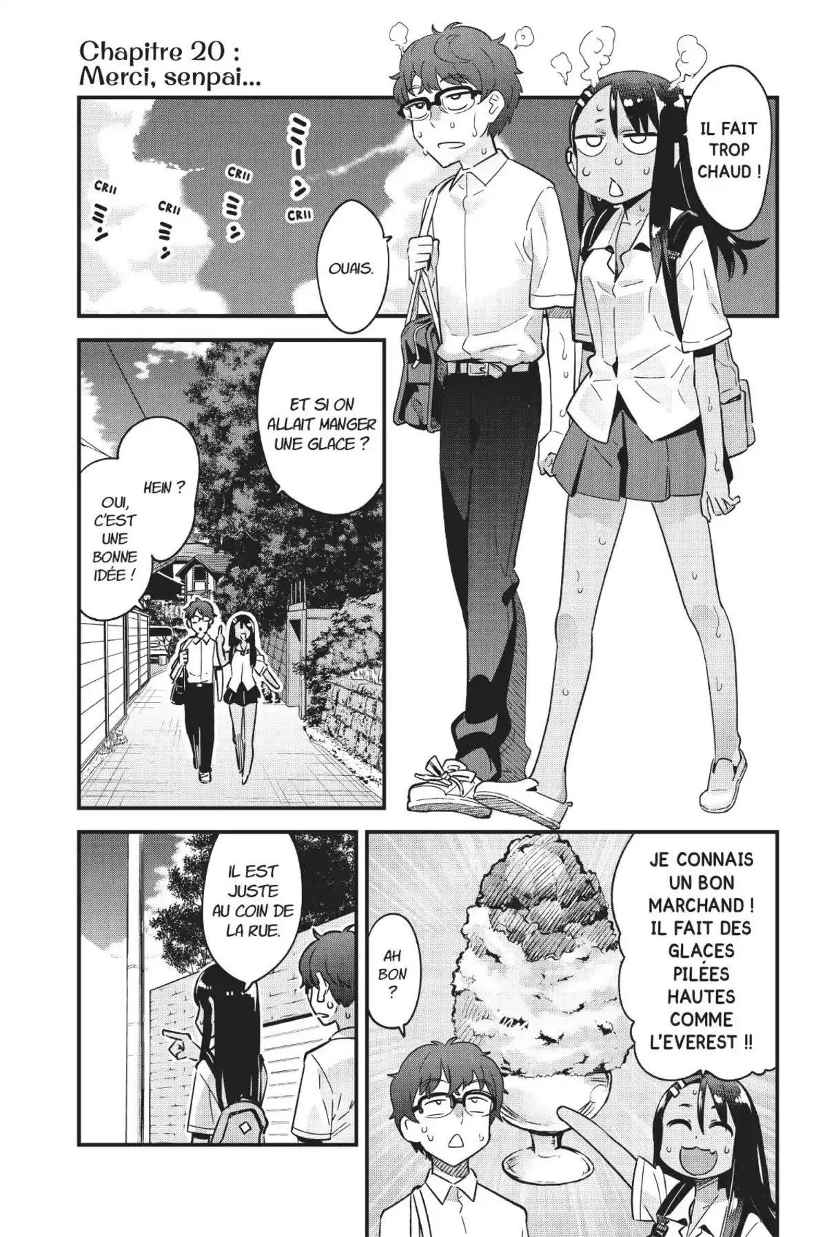 Arrête de me chauffer, Nagatoro Volume 3 page 87