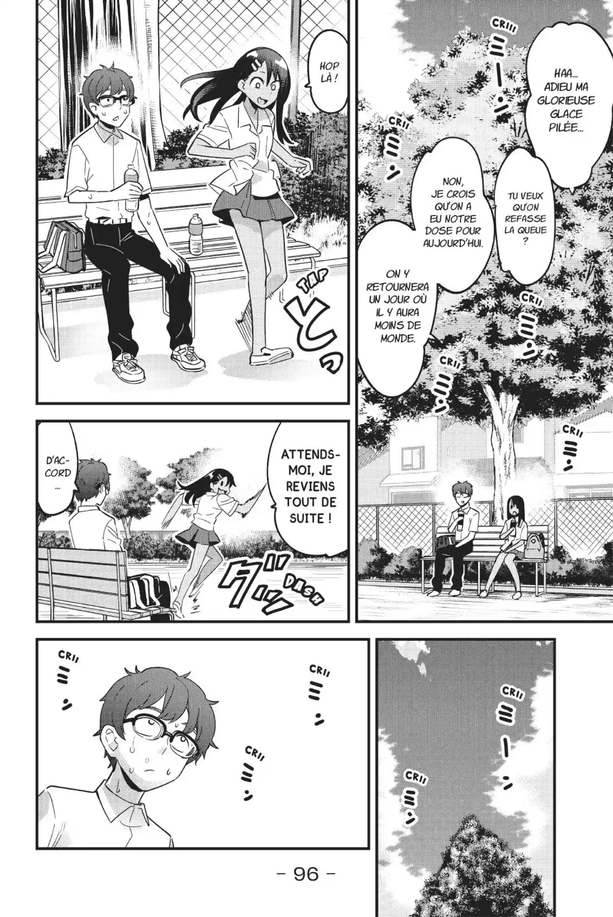 Arrête de me chauffer, Nagatoro Volume 3 page 98