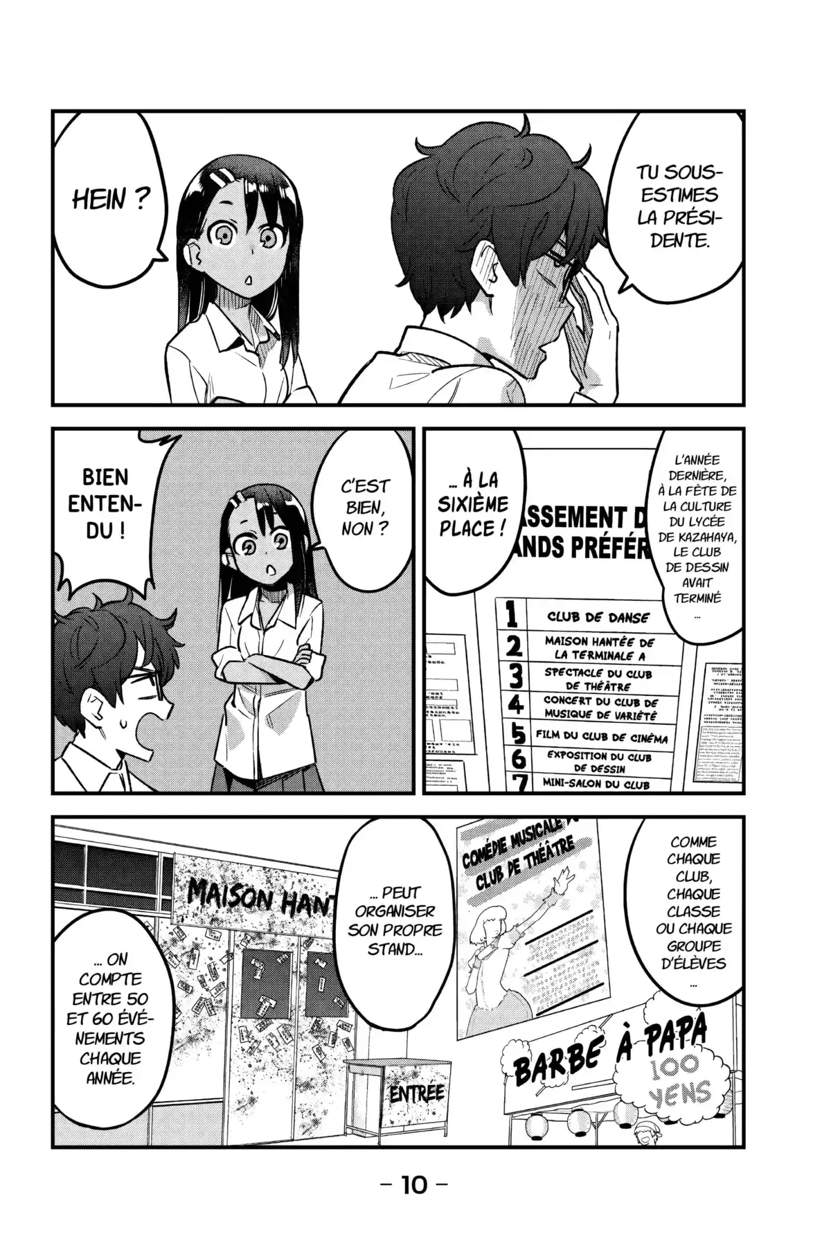 Arrête de me chauffer, Nagatoro Volume 6 page 10