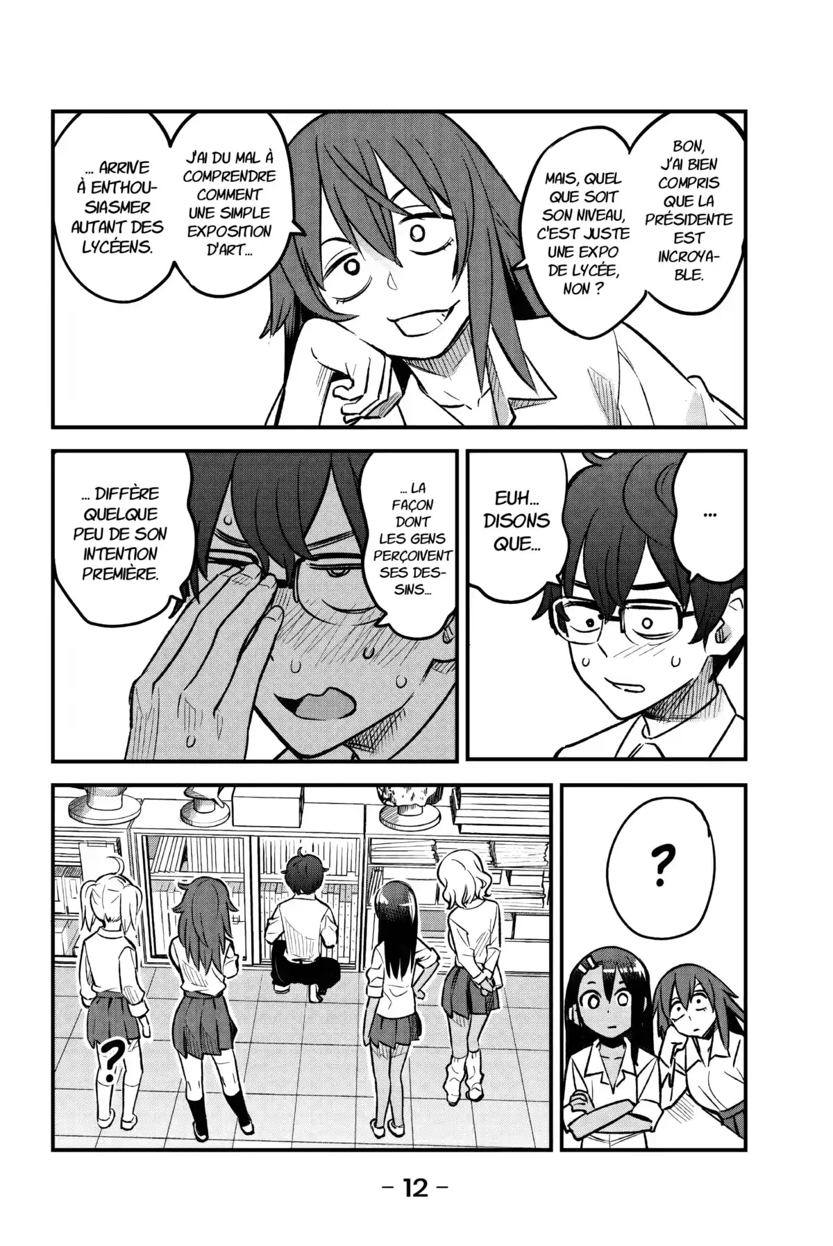 Arrête de me chauffer, Nagatoro Volume 6 page 12