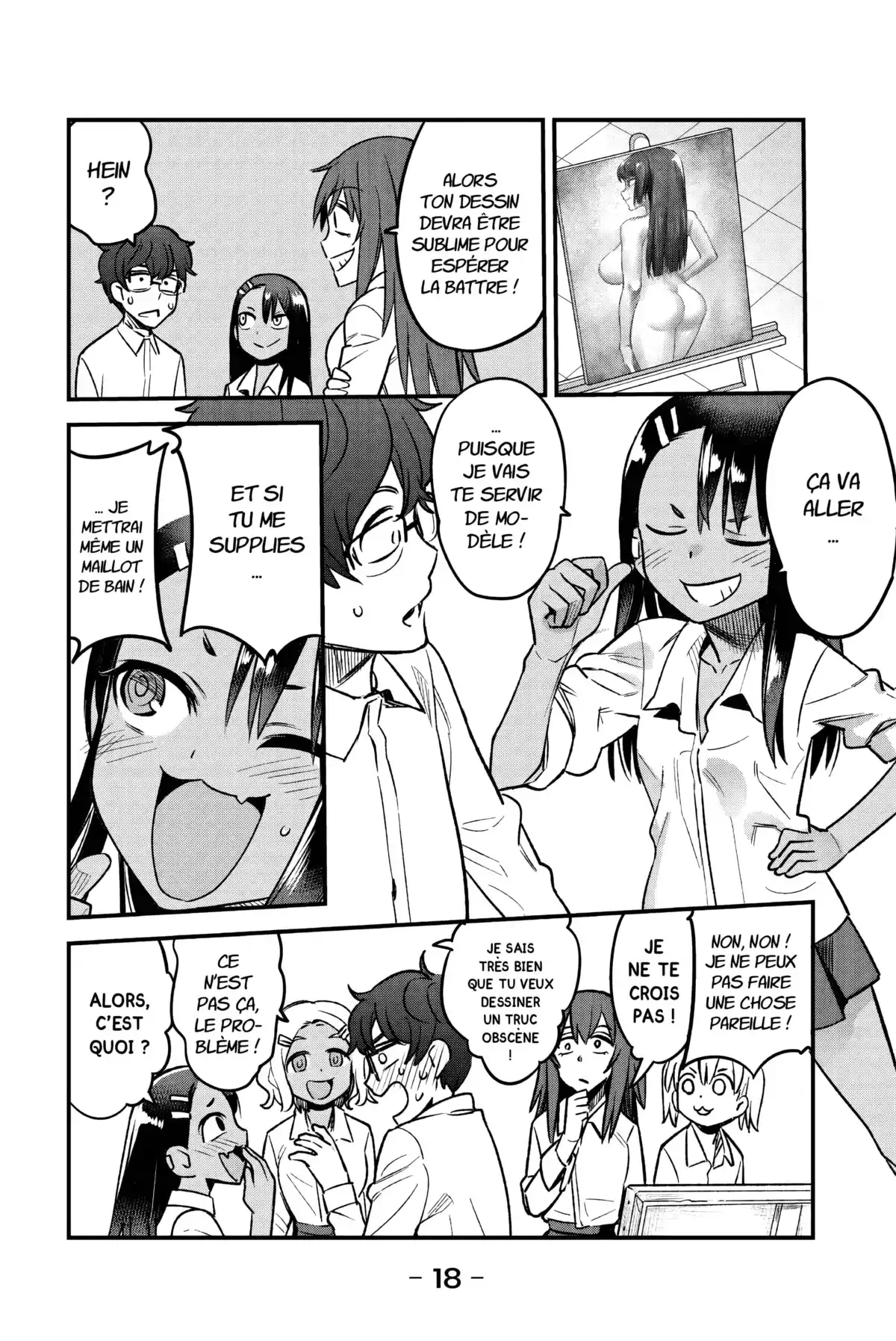 Arrête de me chauffer, Nagatoro Volume 6 page 18