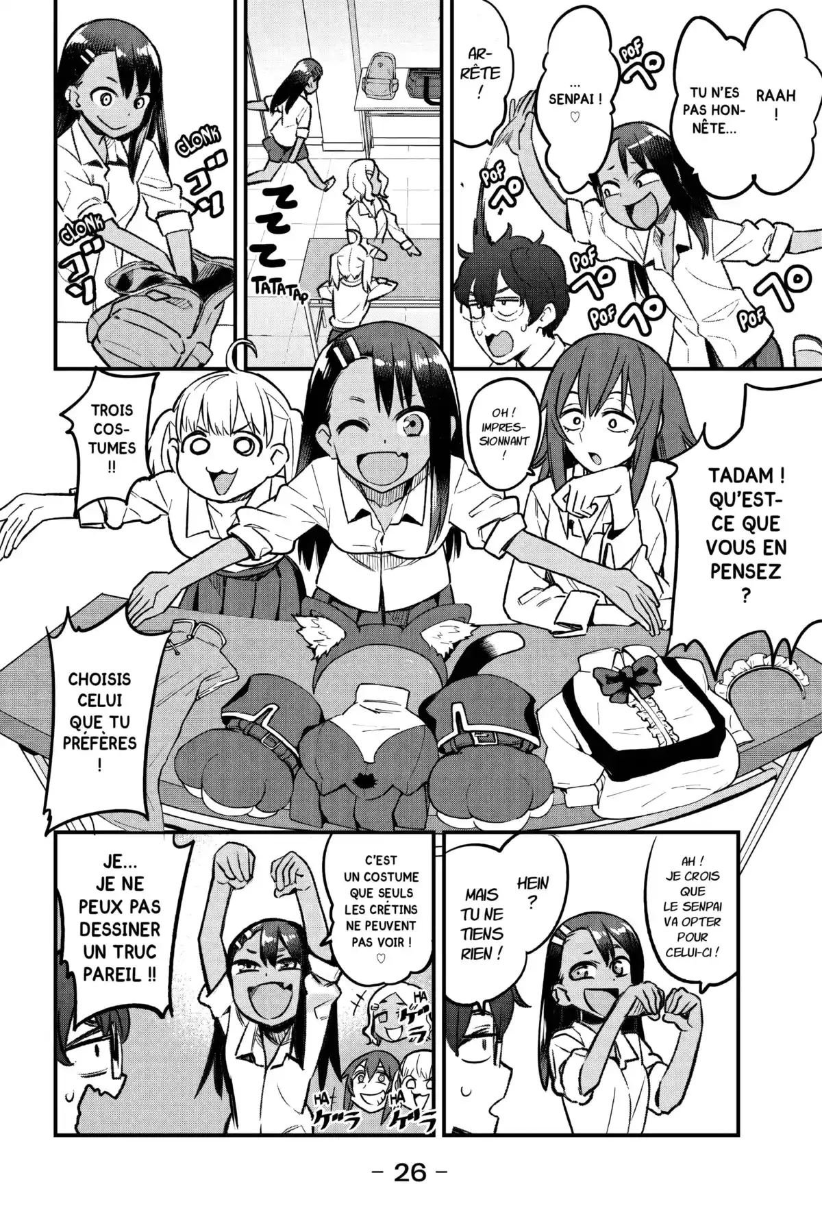 Arrête de me chauffer, Nagatoro Volume 6 page 26