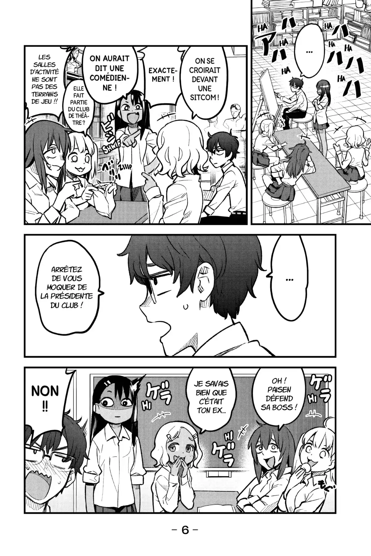 Arrête de me chauffer, Nagatoro Volume 6 page 6