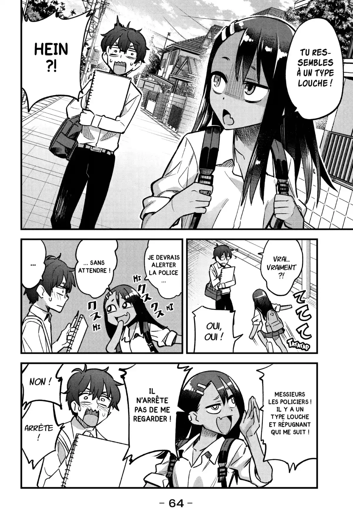 Arrête de me chauffer, Nagatoro Volume 6 page 64