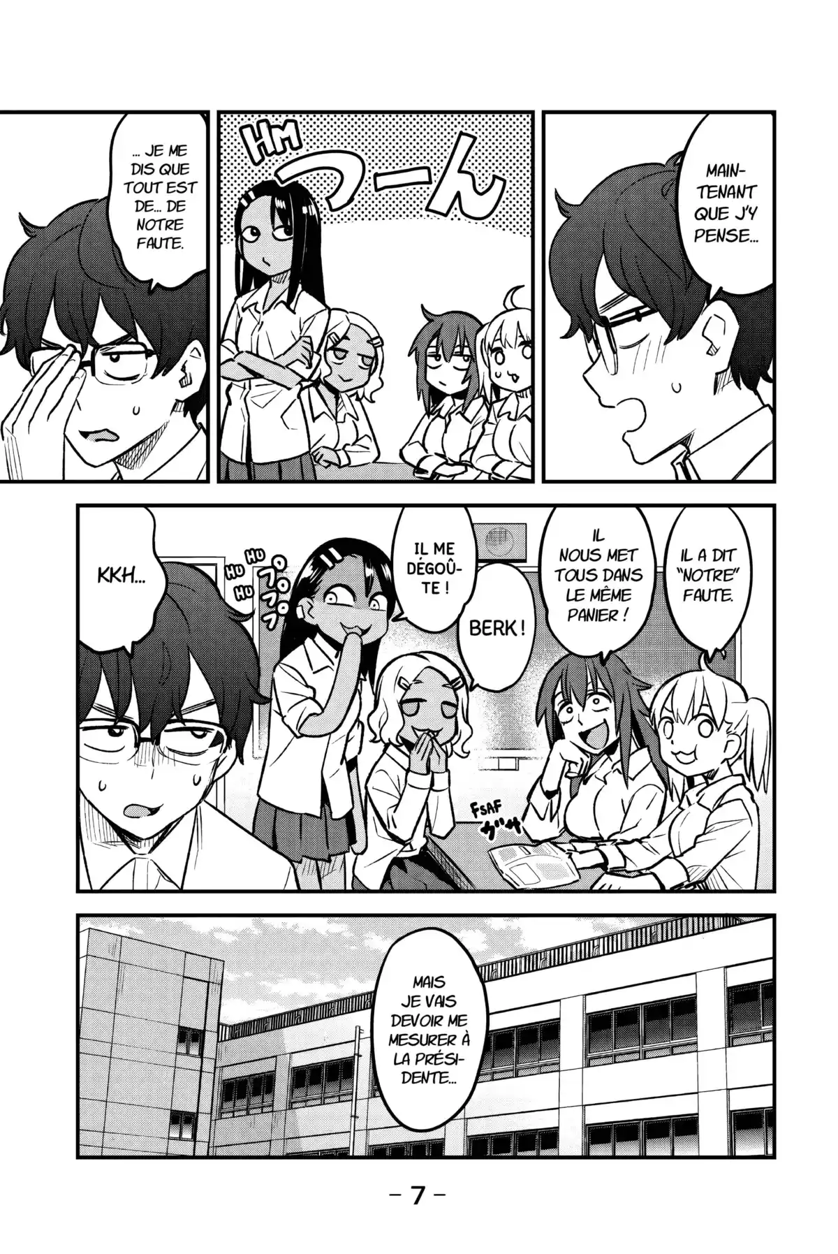 Arrête de me chauffer, Nagatoro Volume 6 page 7